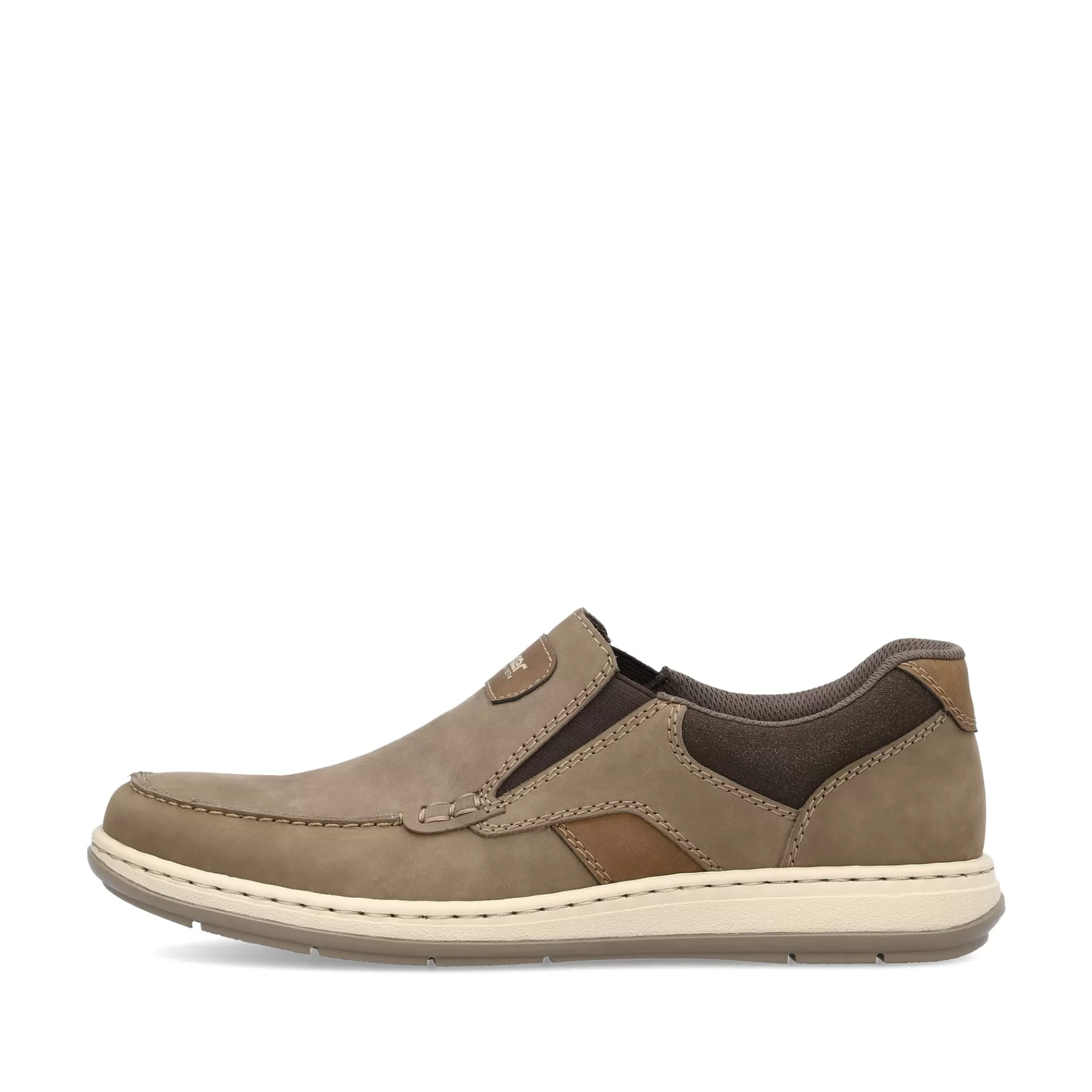 Clearance Klapki Meskie W Kolorze Brazowo-Bezowym Meskie Niskie Buty I Kapcie