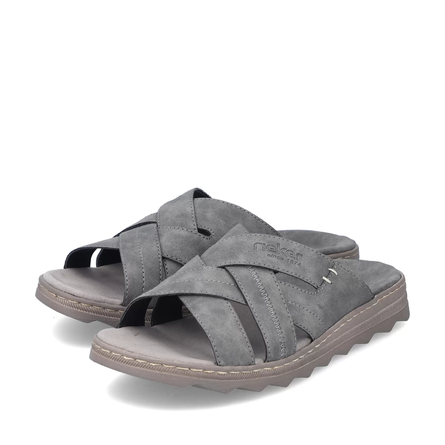 Outlet Klapki Meskie W Kolorze Kamienia Szarego Meskie Buty Na Lato