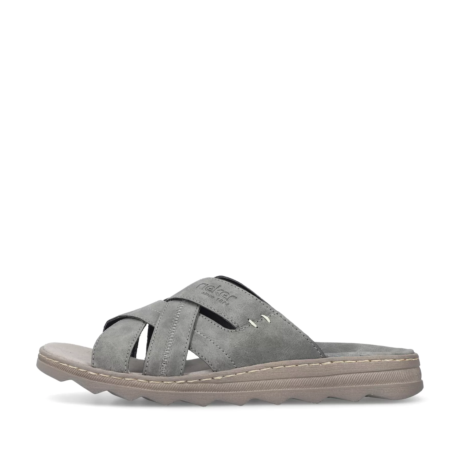 Outlet Klapki Meskie W Kolorze Kamienia Szarego Meskie Buty Na Lato