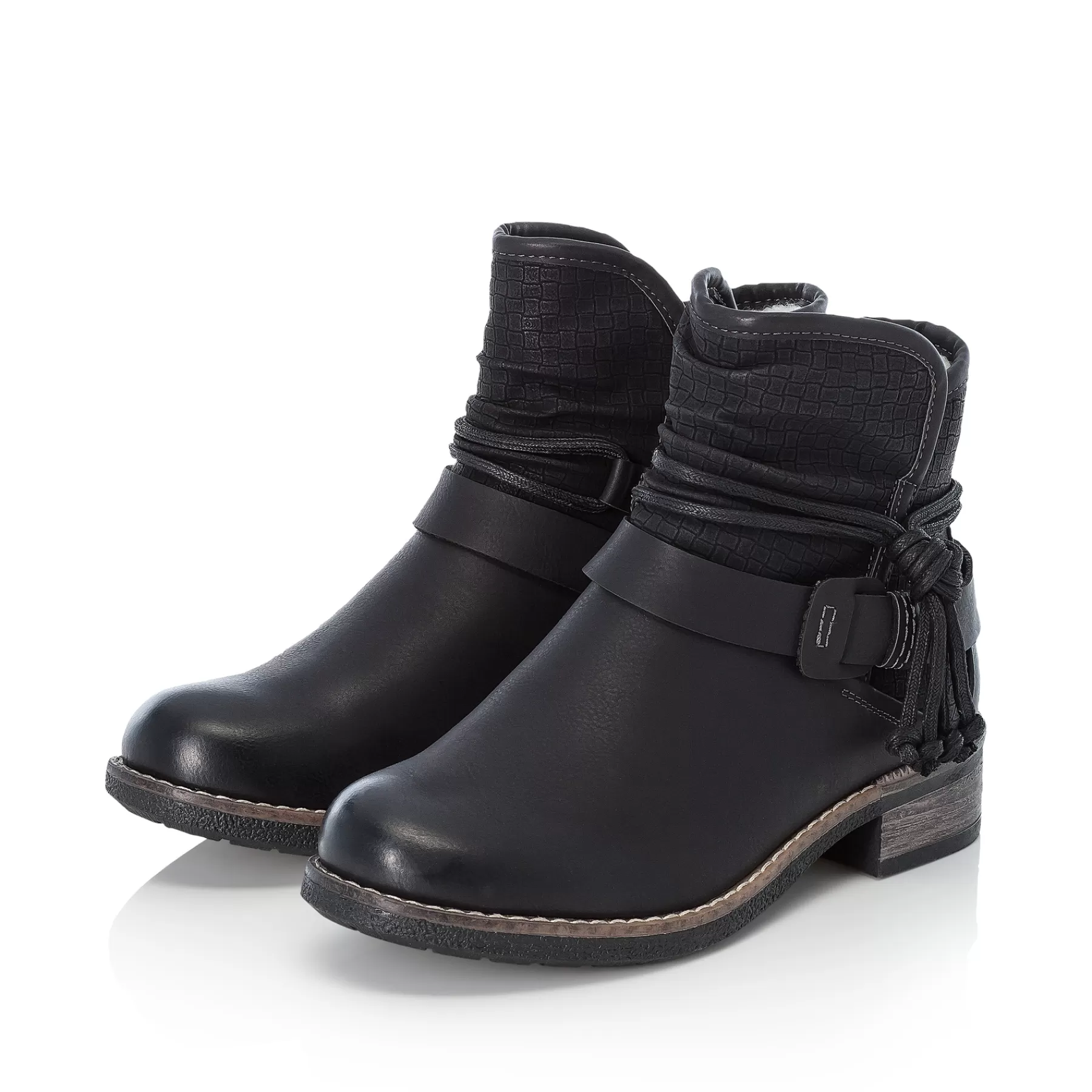 Discount Krotkie Botki Damskie , Nocne, Czarne Damski Botki I Botki