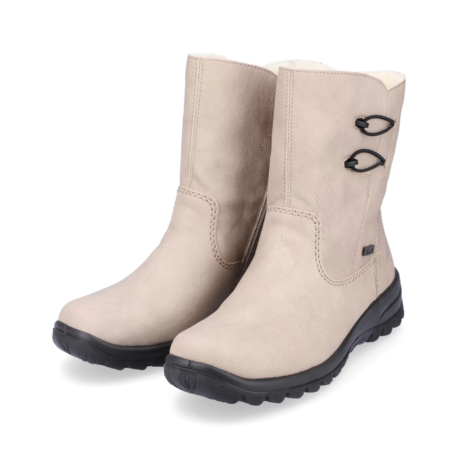 Flash Sale Krotkie Botki Damskie W Kolorze Jasnego Bezu Damski Botki I Botki