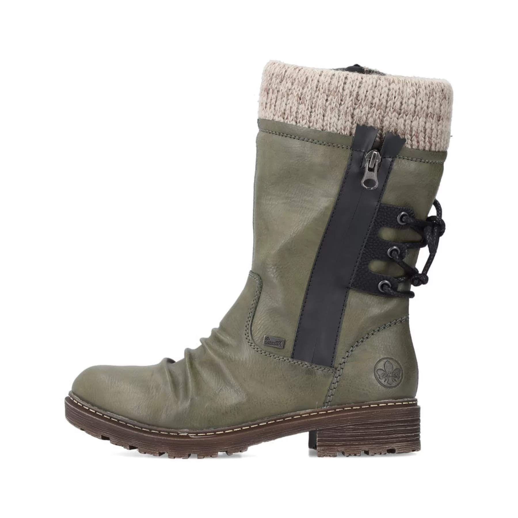 Online Krotkie Botki Damskie W Kolorze Khaki W Kolorze Zielonym Damski Botki I Botki