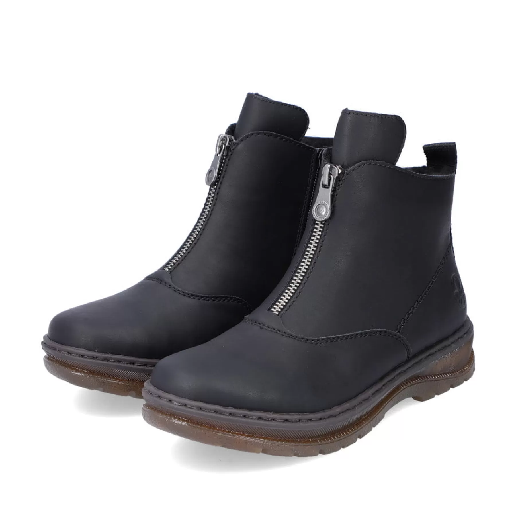 Clearance Krotkie Botki Damskie W Kolorze Kruczoczarnym Damski Botki I Botki