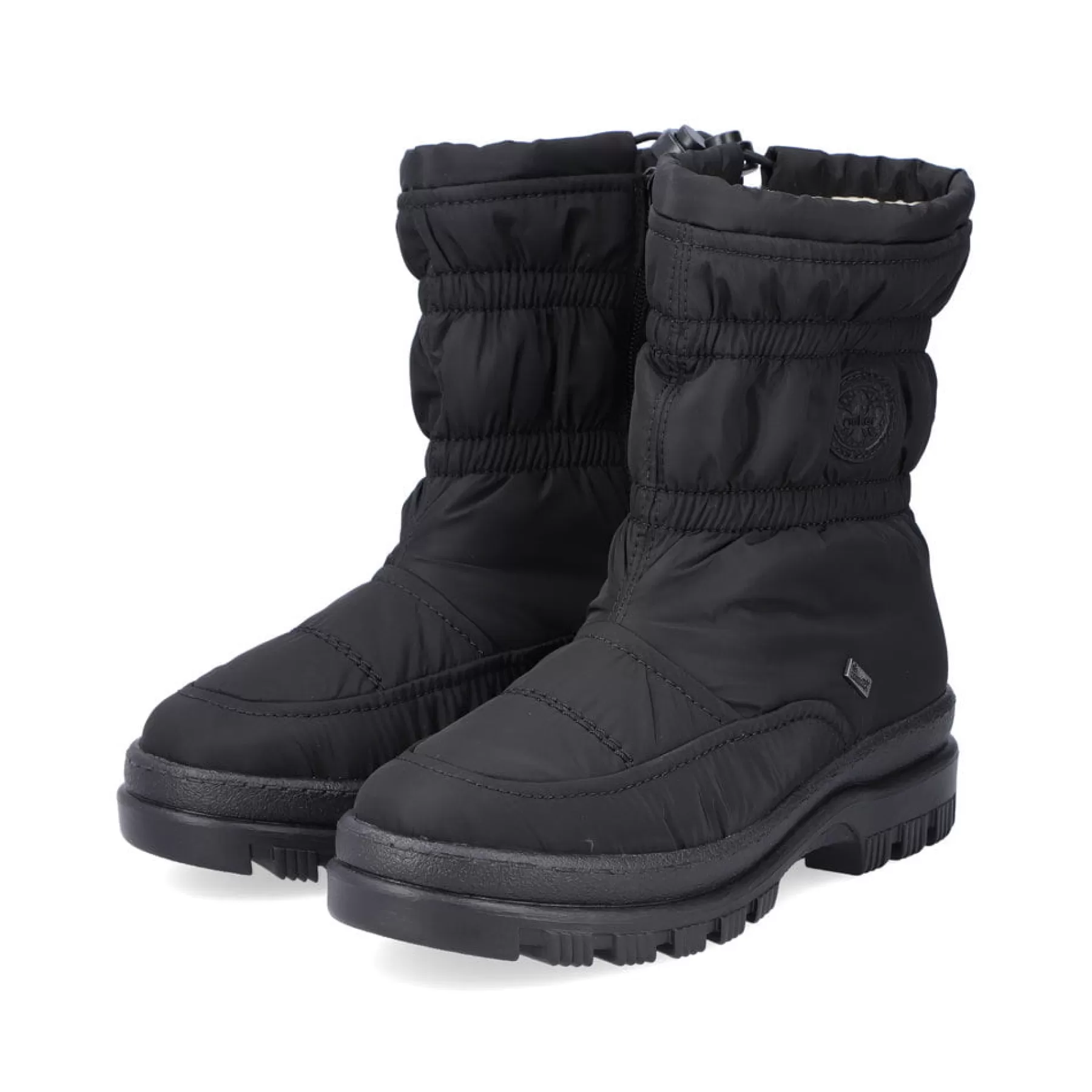 Best Sale Krotkie Botki Damskie W Kolorze Kruczoczarnym Damski Botki I Botki