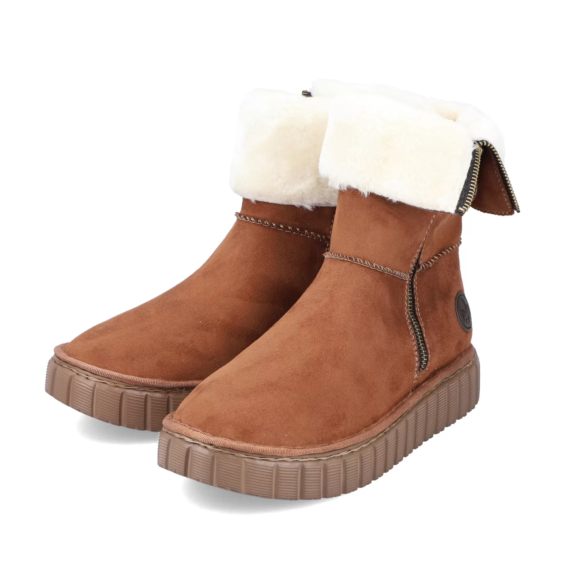 Sale Krotkie Botki Damskie W Kolorze Lisiego Brazu Damski Botki I Botki