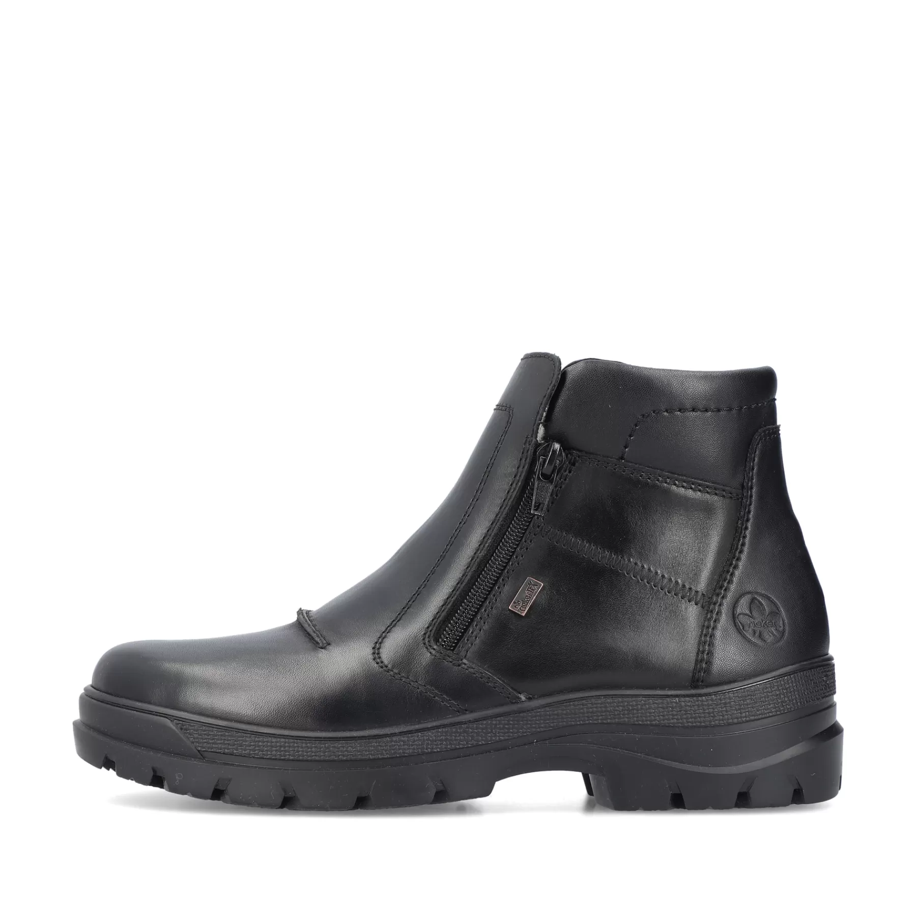 Fashion Krotkie Botki Meskie W Kolorze Grafitowo-Czarnym Meskie Buty