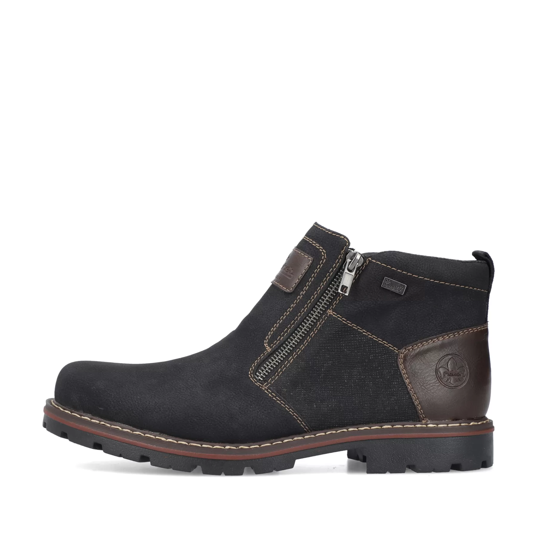 Flash Sale Krotkie Botki Meskie W Kolorze Grafitowo-Czarnym Meskie Buty
