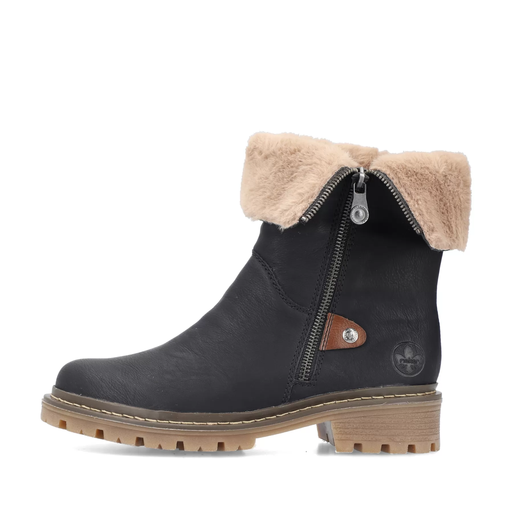 New Krotkie Buty Damskie , Asfaltowe, Czarne Damski Botki I Botki