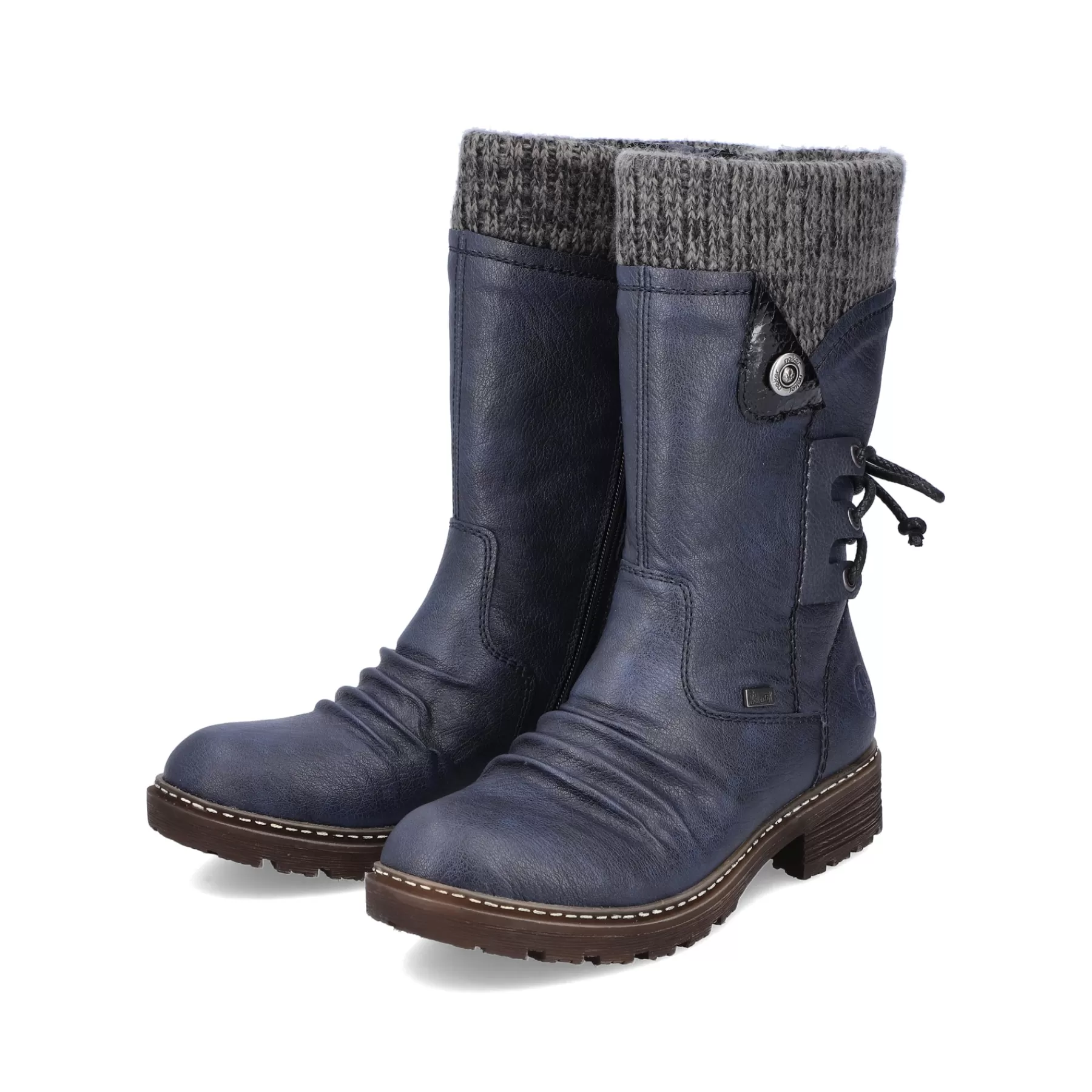 Cheap Krotkie Buty Damskie W Kolorze Lupkowo-Niebieskim Damski Botki I Botki