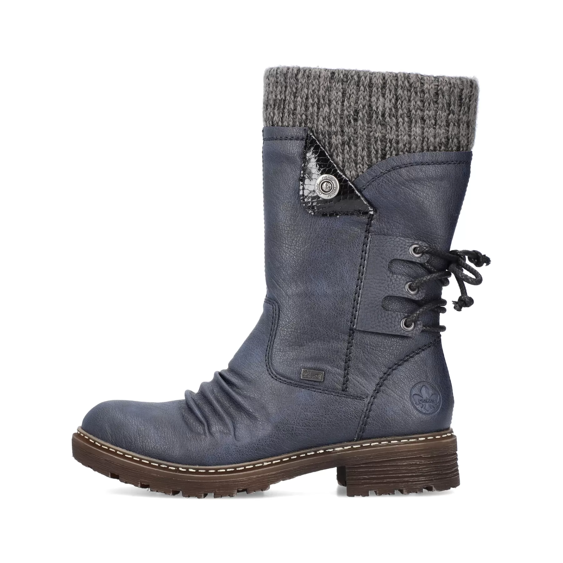 Cheap Krotkie Buty Damskie W Kolorze Lupkowo-Niebieskim Damski Botki I Botki