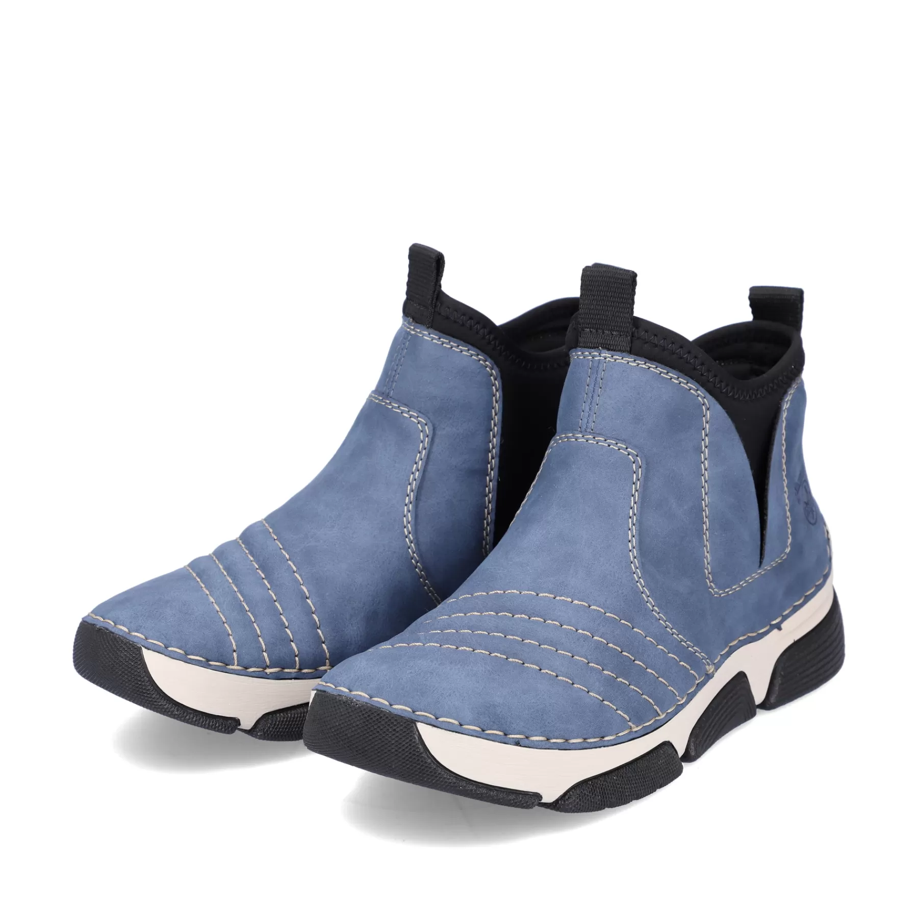 Discount Krotkie Buty Damskie W Kolorze Niebiesko-Szarym Damski Botki I Botki