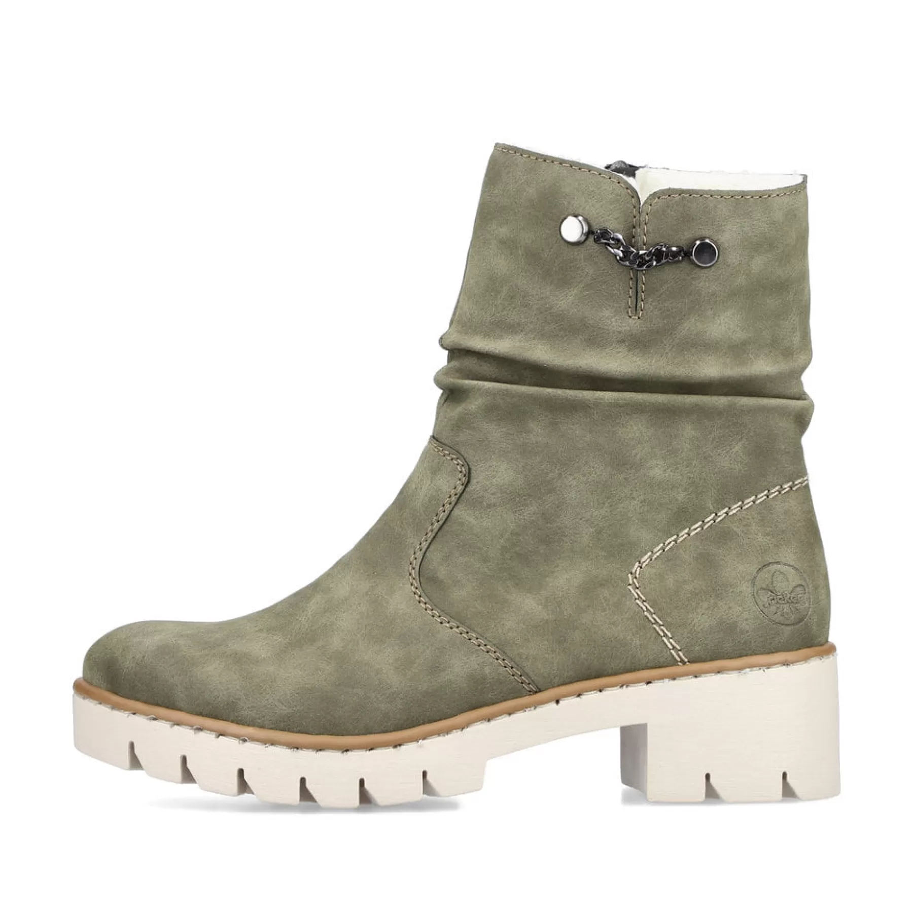 Best Krotkie Buty Damskie W Kolorze Zielonym Damski Botki I Botki