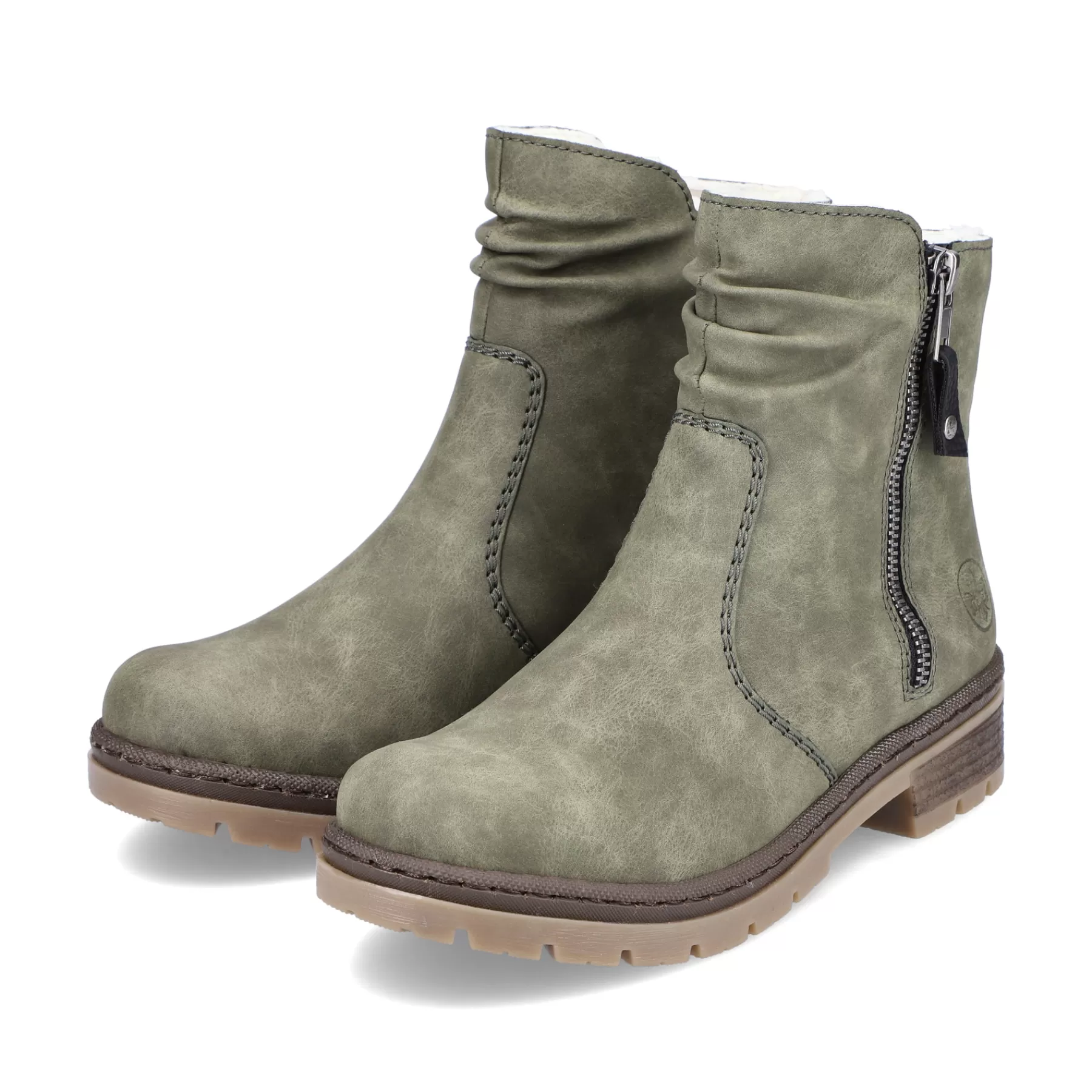 Flash Sale Krotkie Buty Damskie W Kolorze Zielonym Damski Botki I Botki