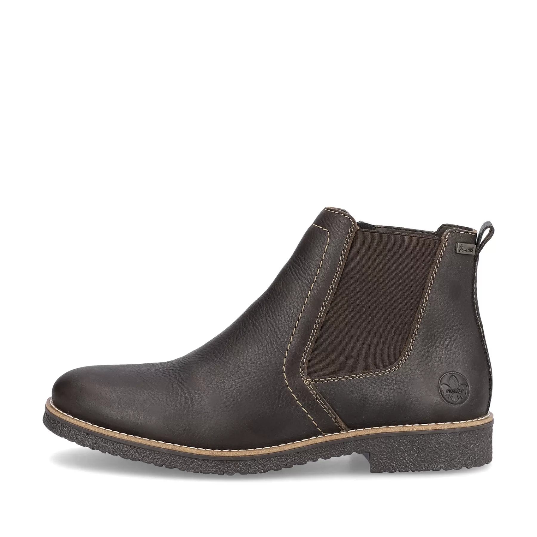 Fashion Meskie Buty Chelsea W Kolorze Czarno-Brazowym Meskie Buty