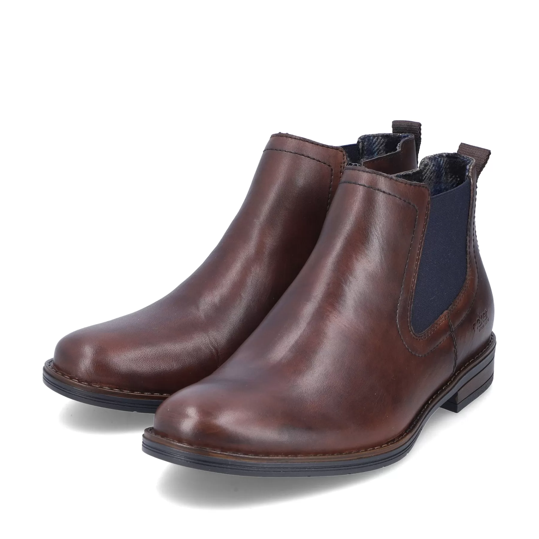Fashion Meskie Buty Chelsea W Kolorze Kasztanowo-Brazowym Meskie Buty