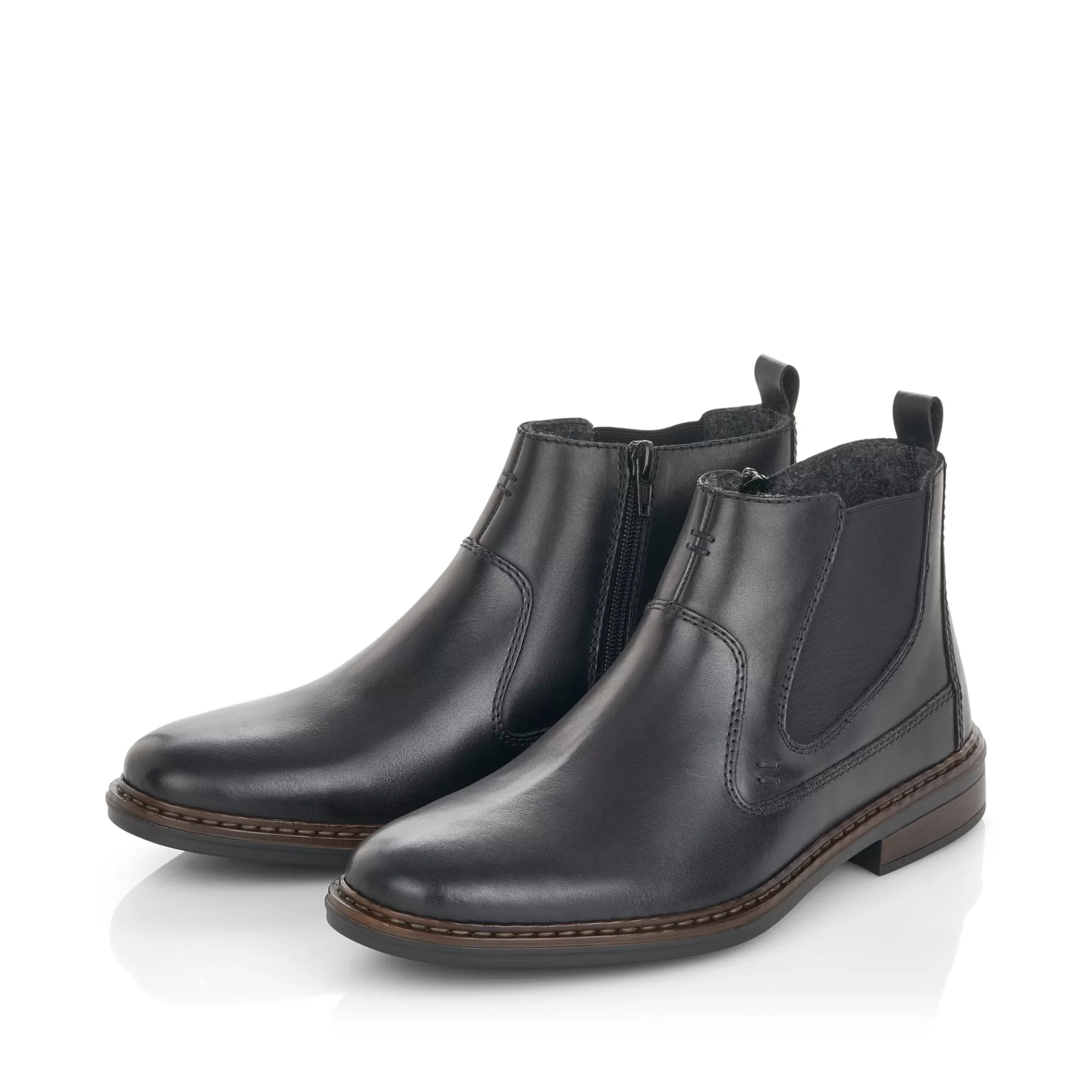 Cheap Meskie Buty Chelsea W Kolorze Kruczoczarnym Meskie Buty