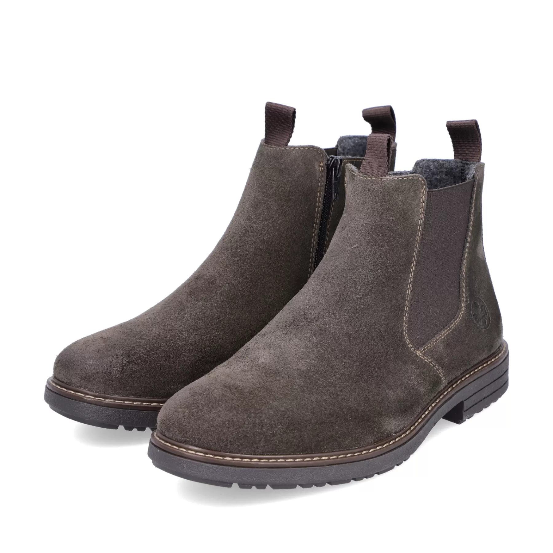 Discount Meskie Buty Chelsea W Kolorze Orzechowo-Brazowym Meskie Buty