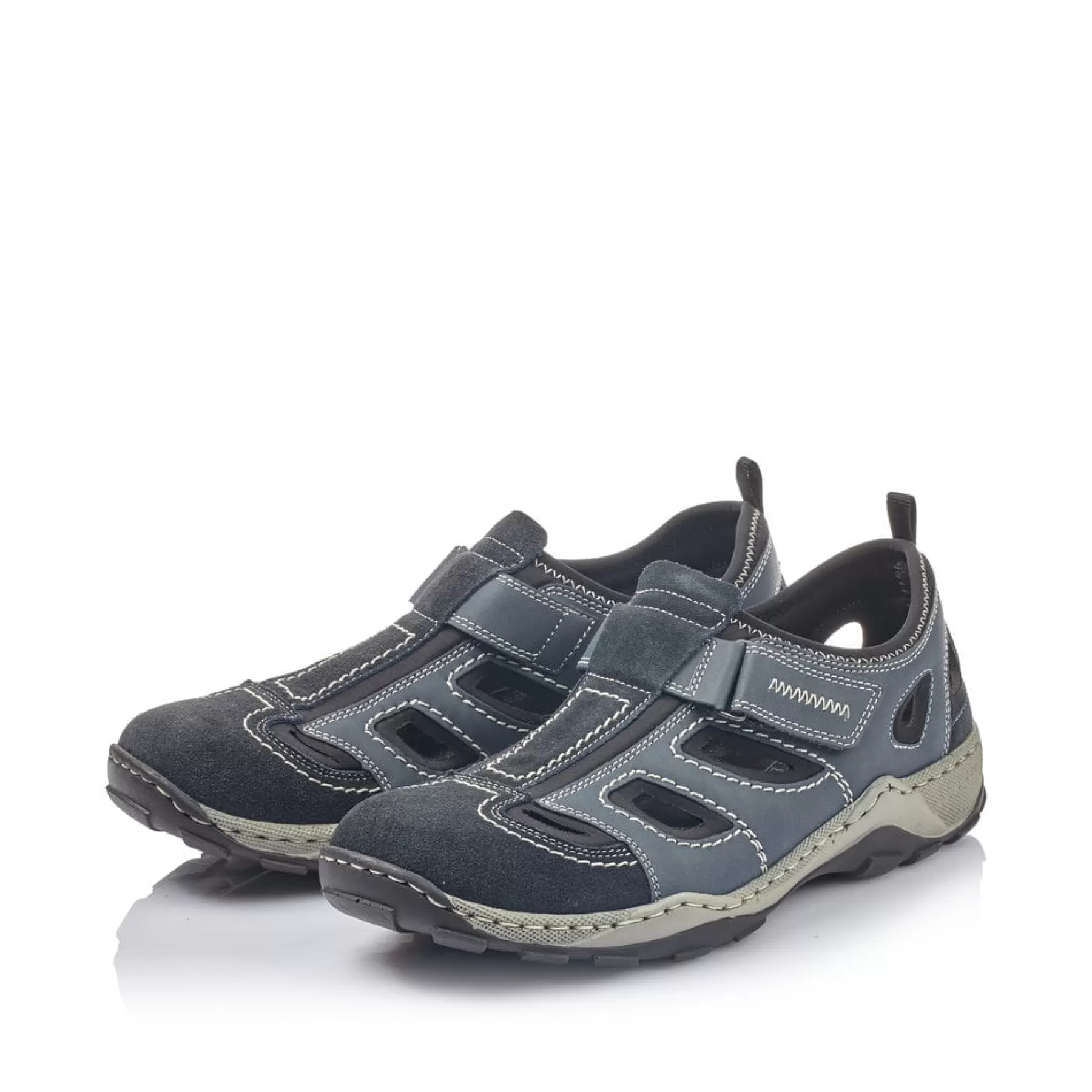 Fashion Meskie Klapki W Kolorze Oceanicznego Blekitu Meskie Niskie Buty I Kapcie