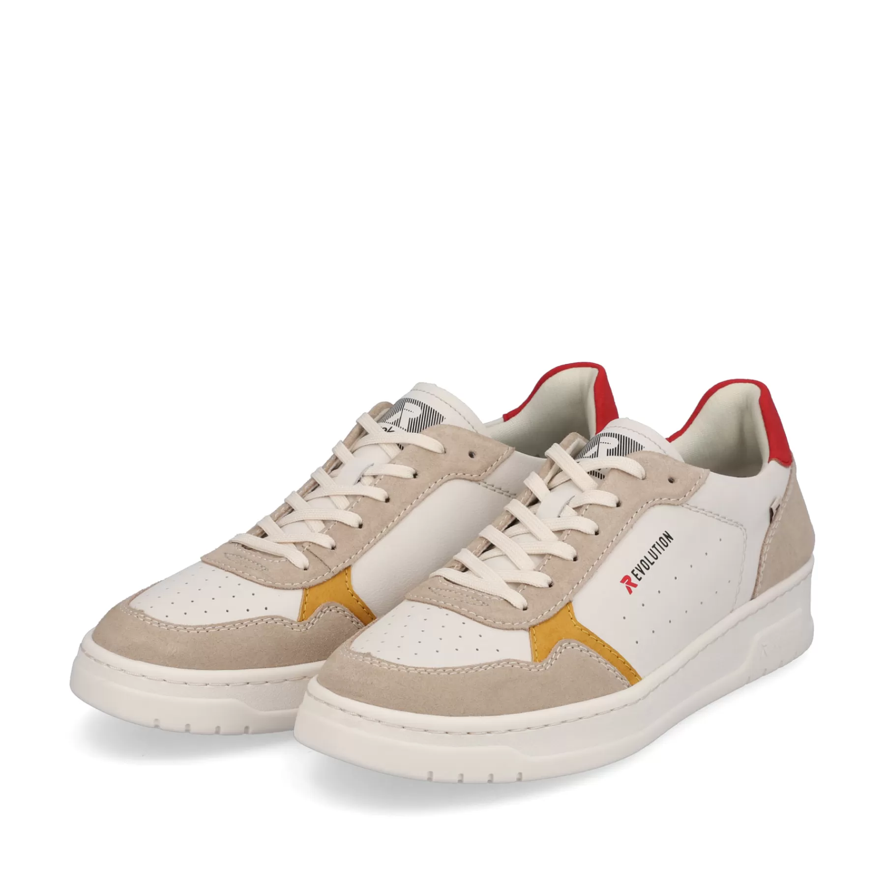 Store Meskie Niskie Tenisowki Vanilla-White Clay-Beige Meskie Sportowe Style