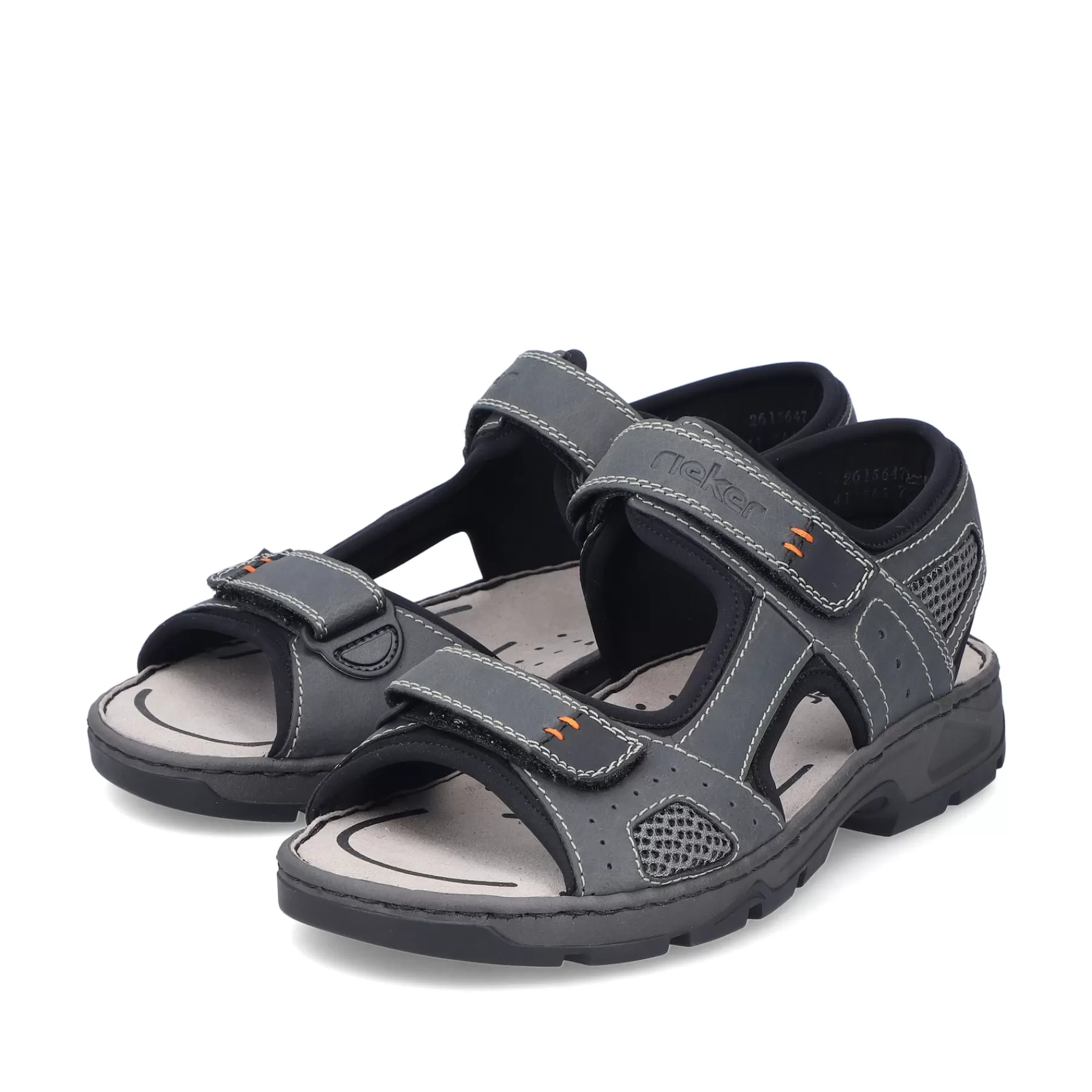 Outlet Meskie Sandaly Trekkingowe W Kolorze Ciemnoszarym Meskie Sandaly