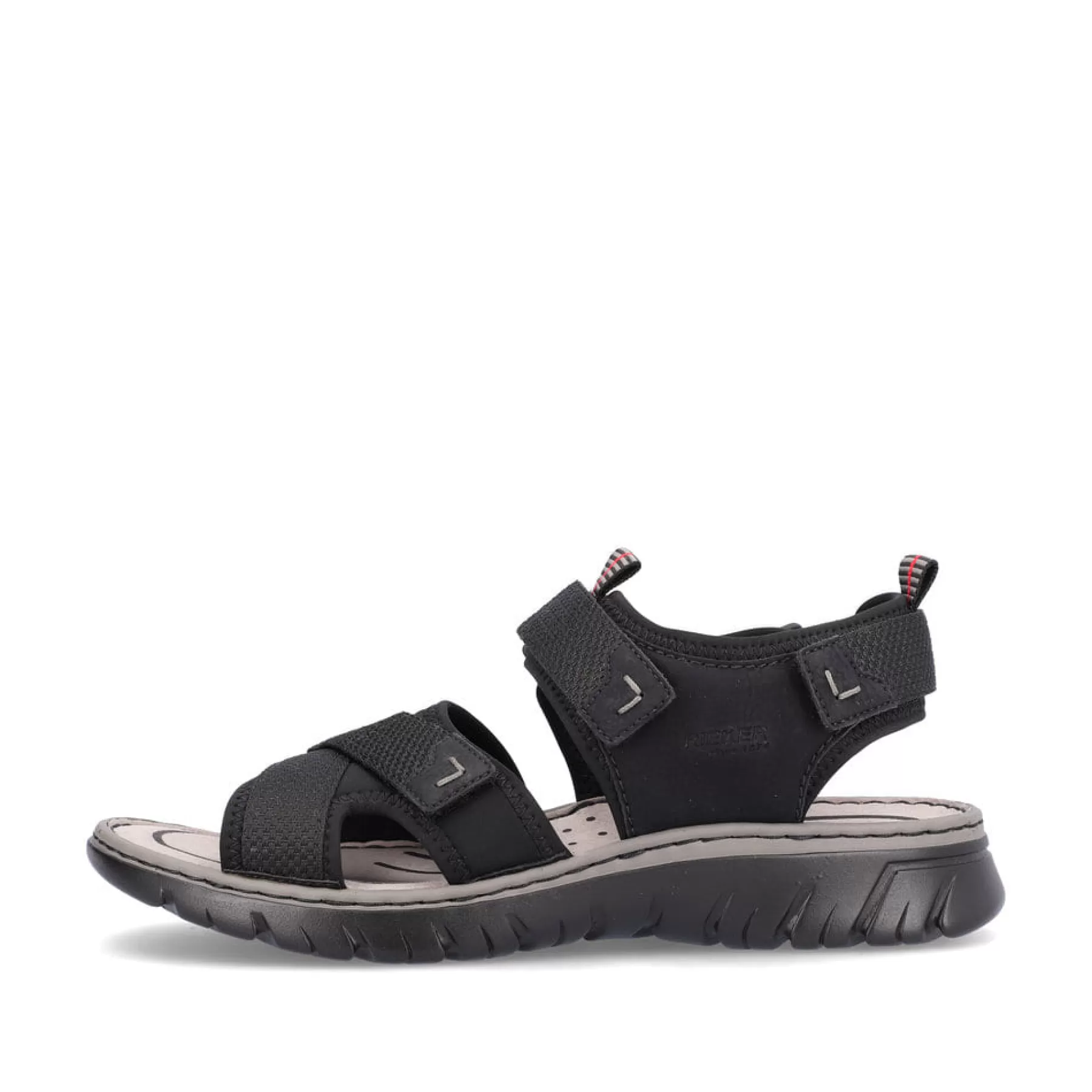 Store Meskie Sandaly Trekkingowe W Kolorze Kruczoczarnym Meskie Sandaly