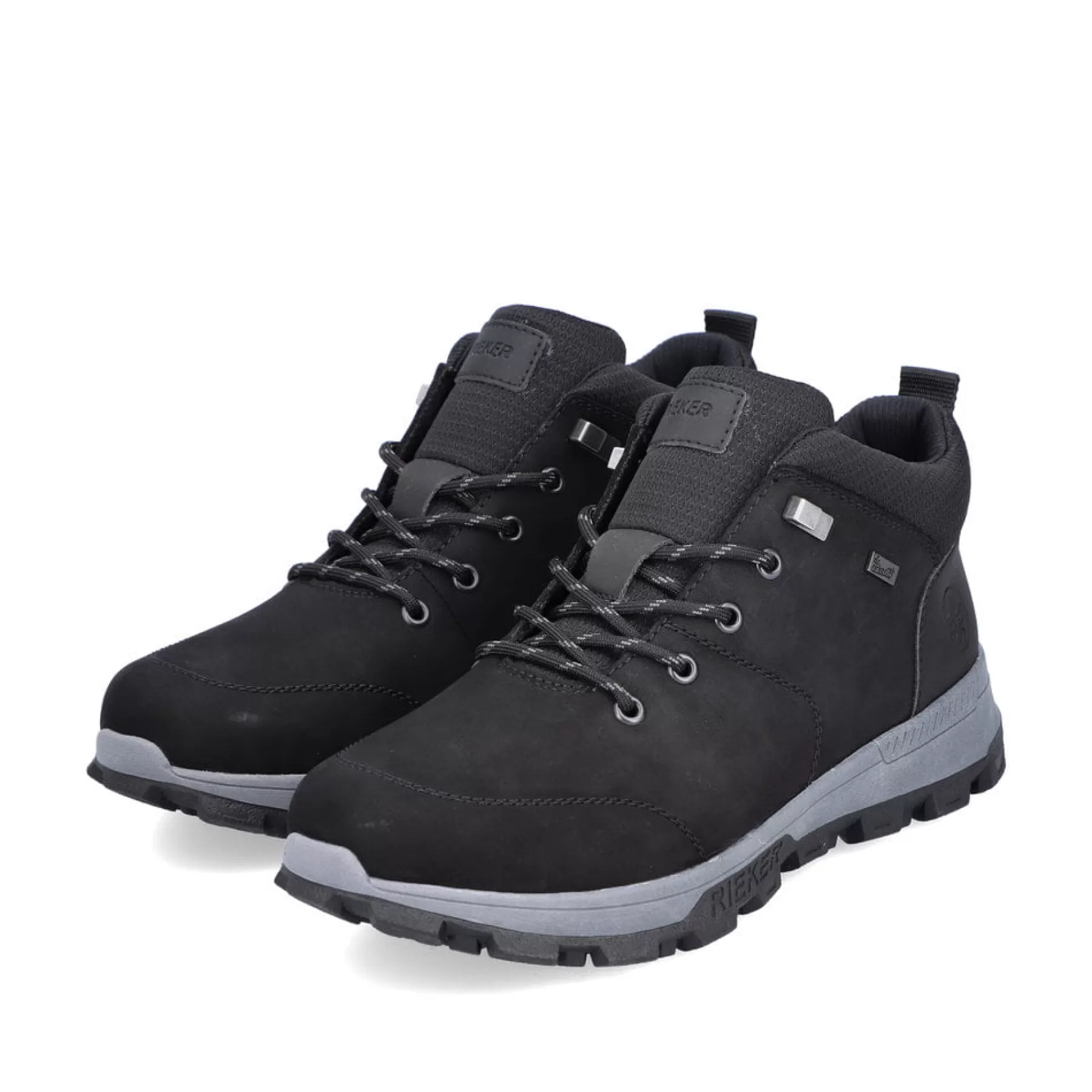 Outlet Meskie Sznurowane Buty , Asfaltowe, Czarne Meskie Buty
