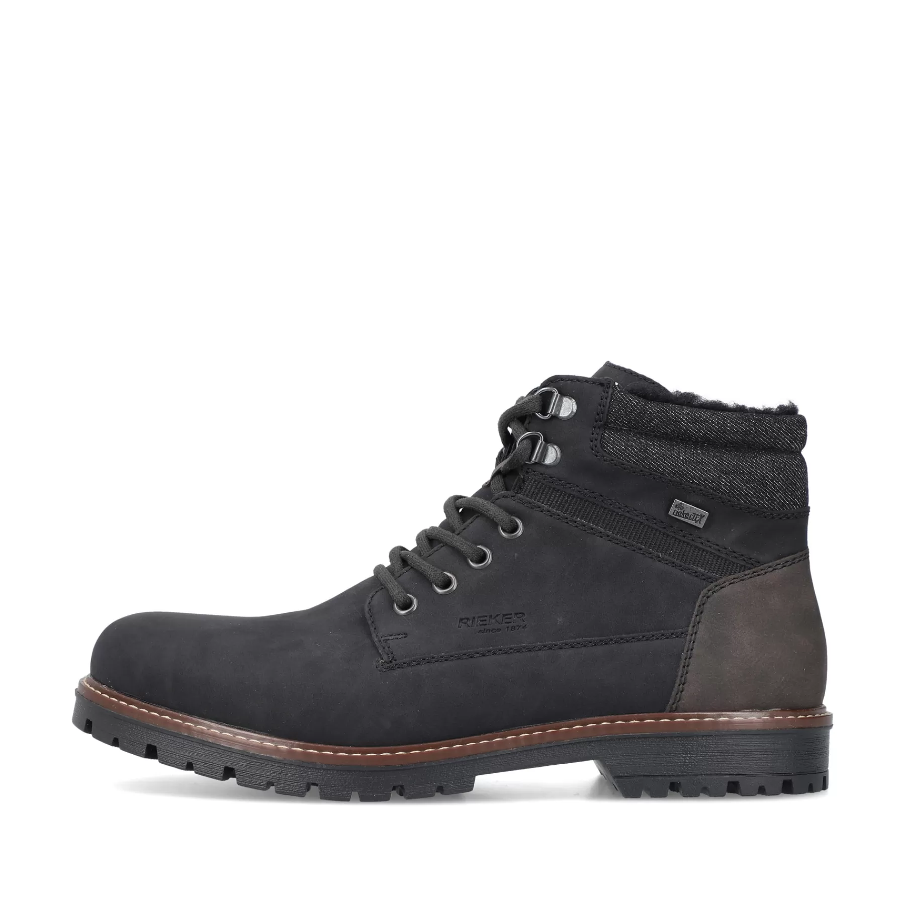 Fashion Meskie Sznurowane Buty , Asfaltowe, Czarne Meskie Buty