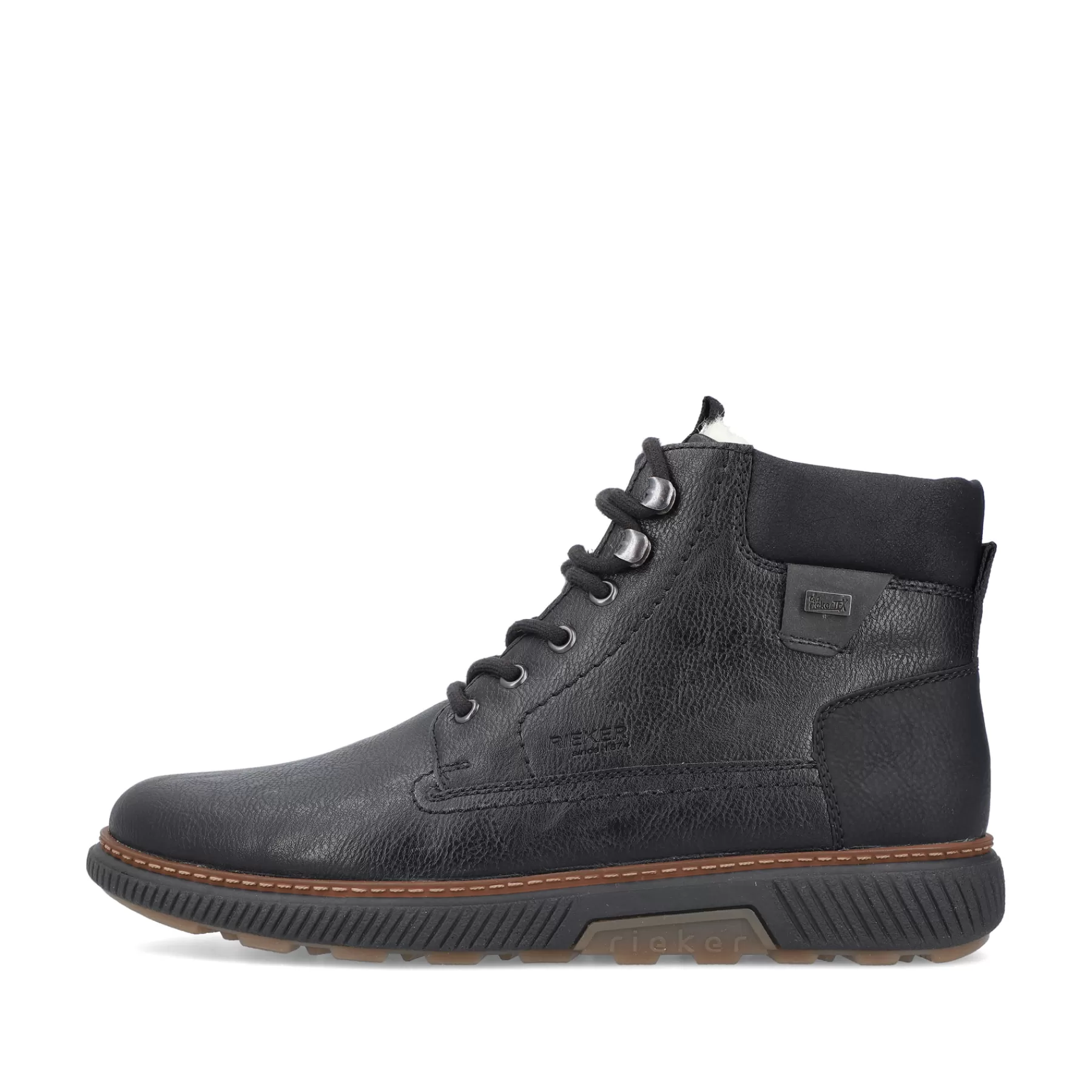 Fashion Meskie Sznurowane Buty , Nocna, Czarna Meskie Buty