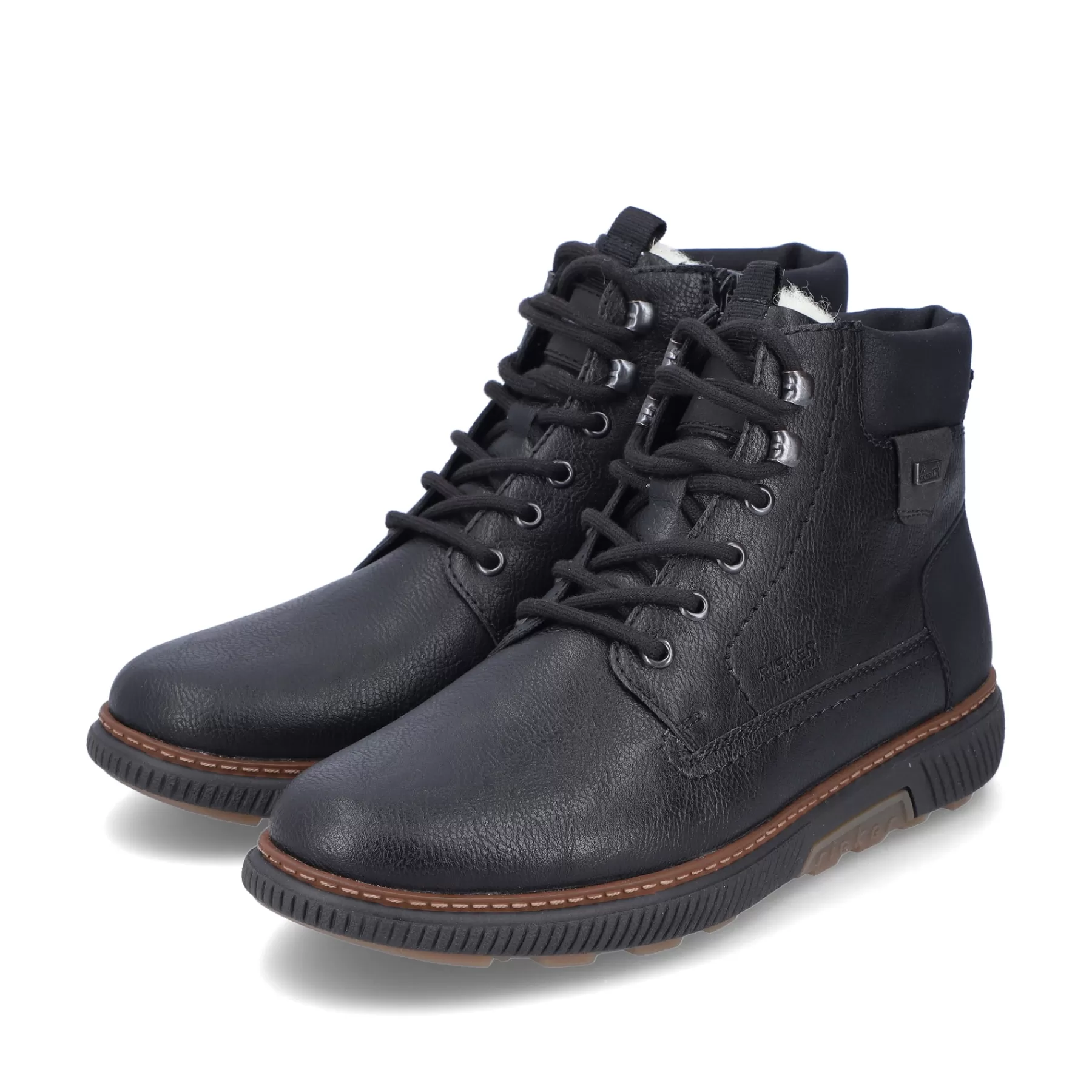 Fashion Meskie Sznurowane Buty , Nocna, Czarna Meskie Buty