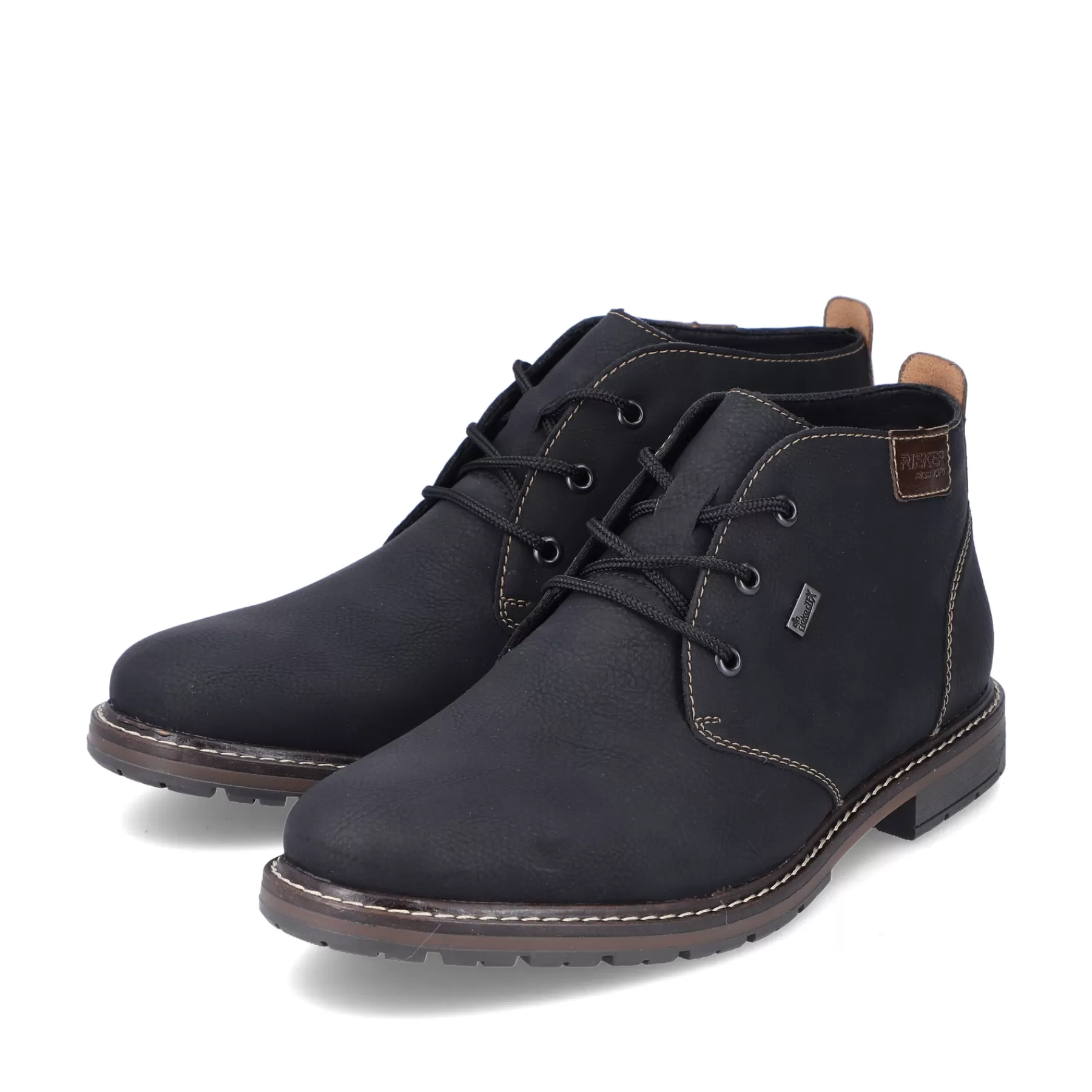 Sale Meskie Sznurowane Buty W Kolorze Asfaltowo-Czarnym Meskie Niskie Buty I Kapcie