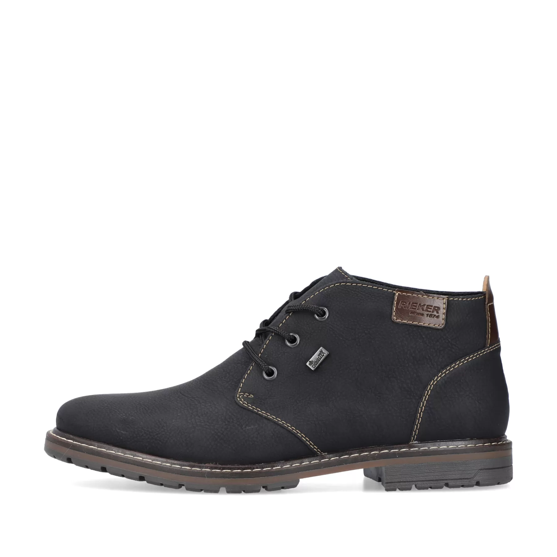 Sale Meskie Sznurowane Buty W Kolorze Asfaltowo-Czarnym Meskie Niskie Buty I Kapcie