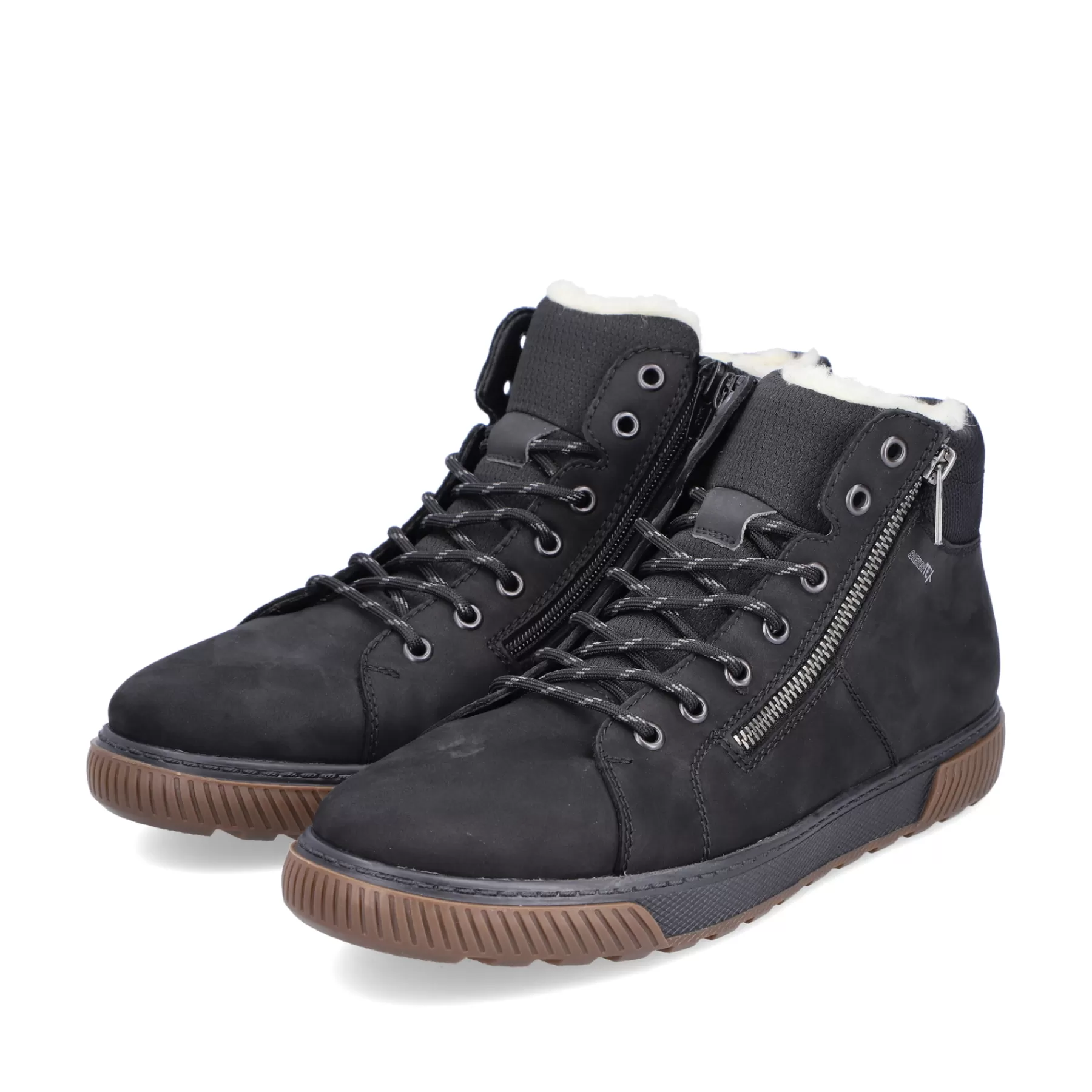 Outlet Meskie Sznurowane Buty W Kolorze Asfaltowo-Czarnym Meskie Niskie Buty I Kapcie
