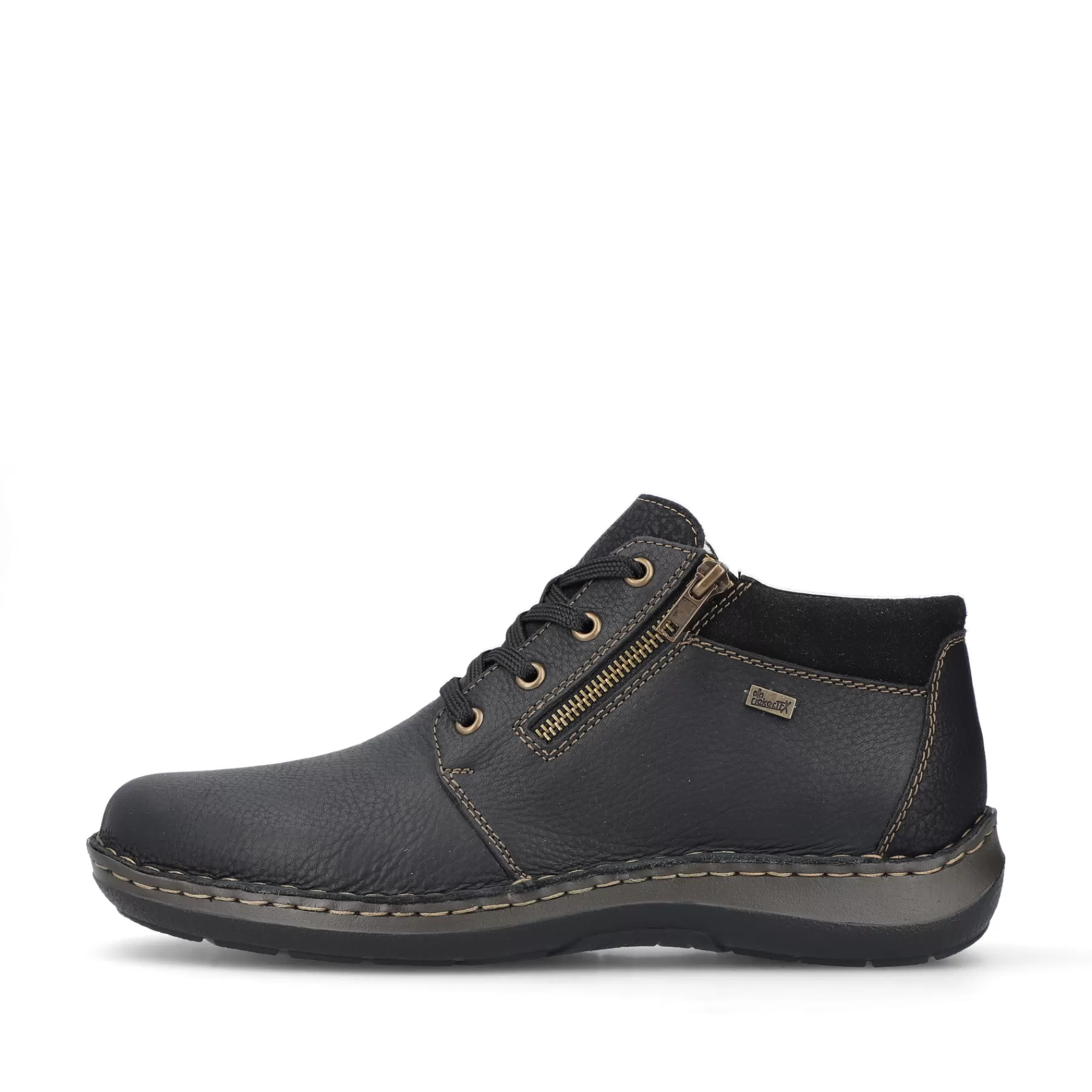 Best Meskie Sznurowane Buty W Kolorze Asfaltowo-Czarnym Meskie Niskie Buty I Kapcie