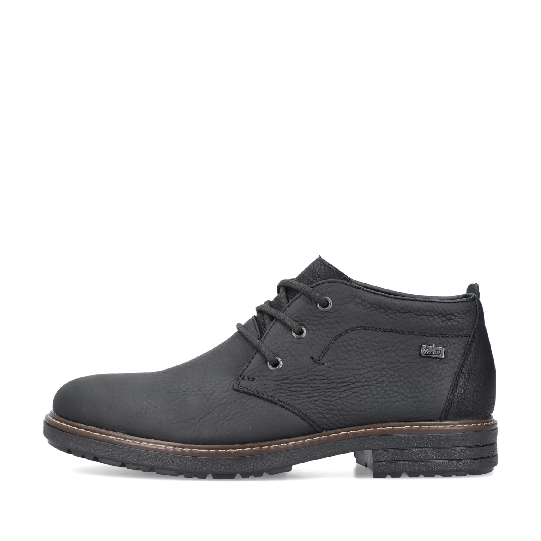 Discount Meskie Sznurowane Buty W Kolorze Asfaltowo-Czarnym Meskie Niskie Buty I Kapcie