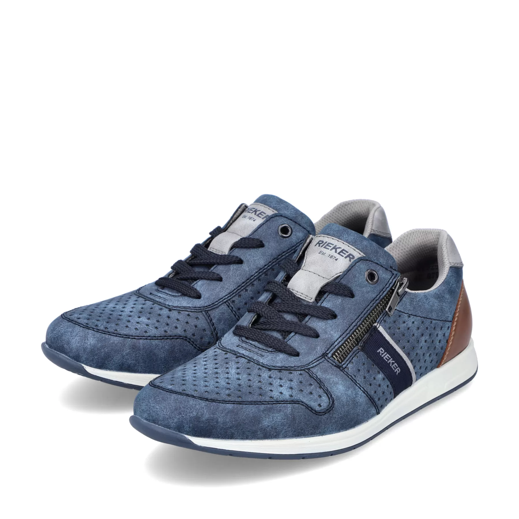 Cheap Meskie Sznurowane Buty W Kolorze Blekitnym Meskie Niskie Buty I Kapcie