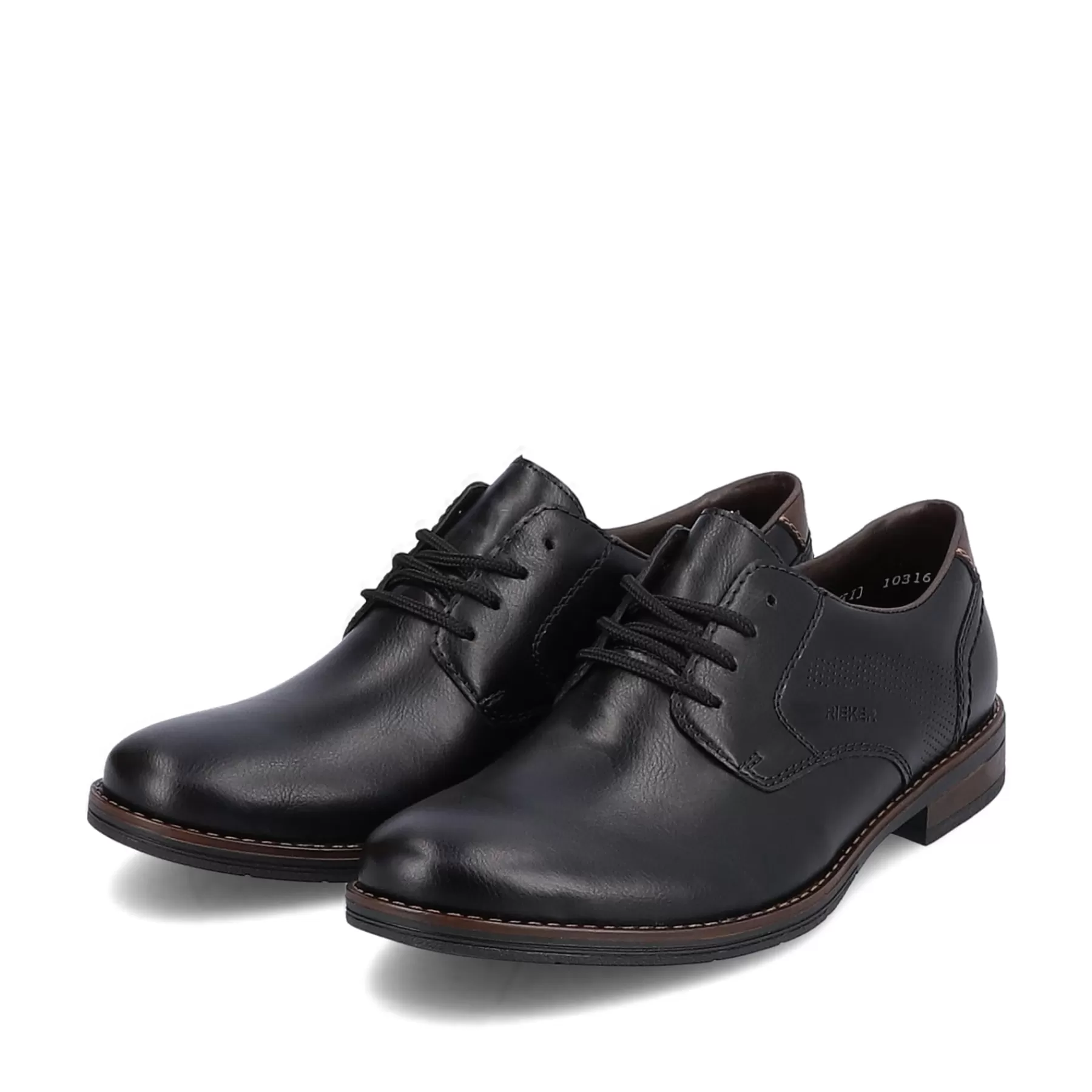Clearance Meskie Sznurowane Buty W Kolorze Ciemnej Czerni Meskie Buty Biznesowe