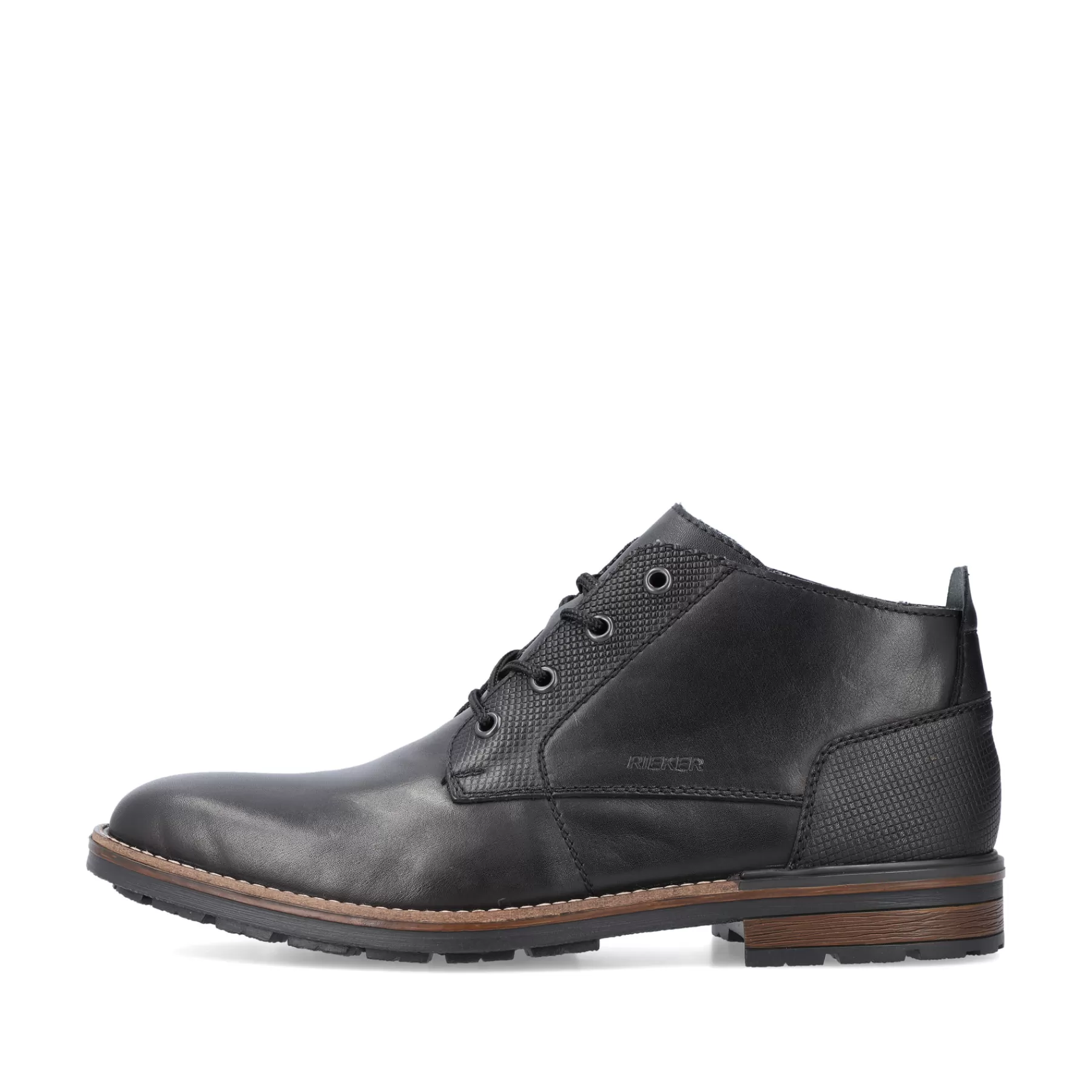 Discount Meskie Sznurowane Buty W Kolorze Czarnym, Blyszczacym Meskie Buty