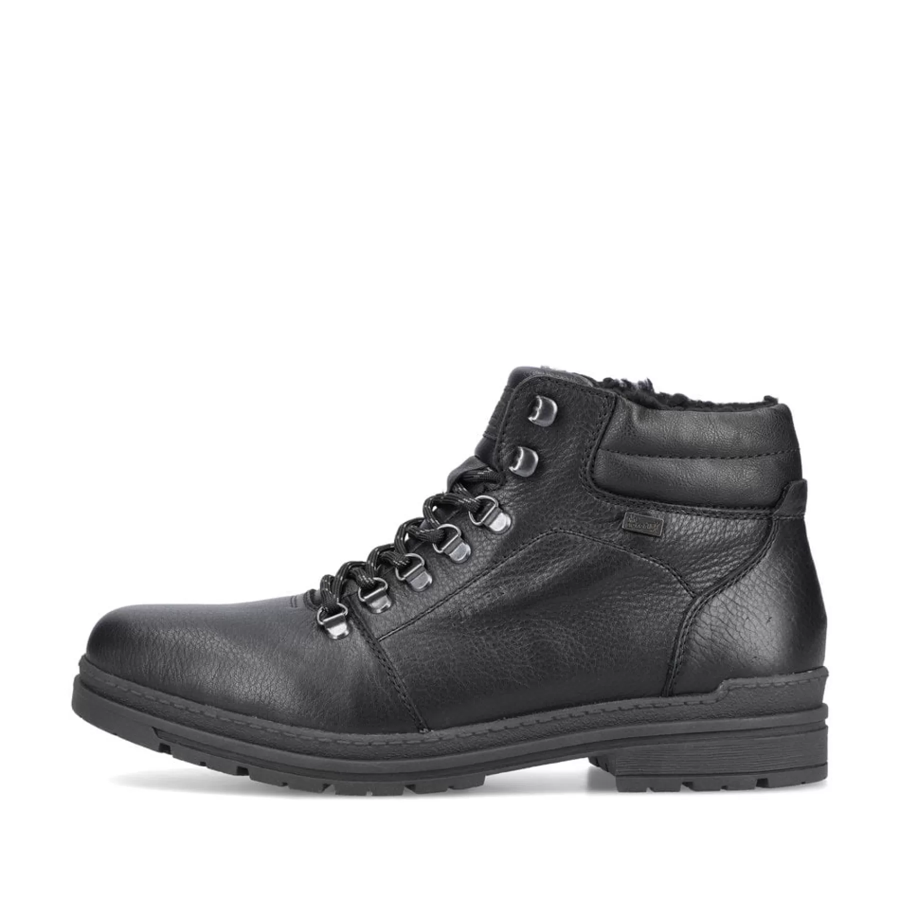 Sale Meskie Sznurowane Buty W Kolorze Czarnym, Blyszczacym Meskie Buty