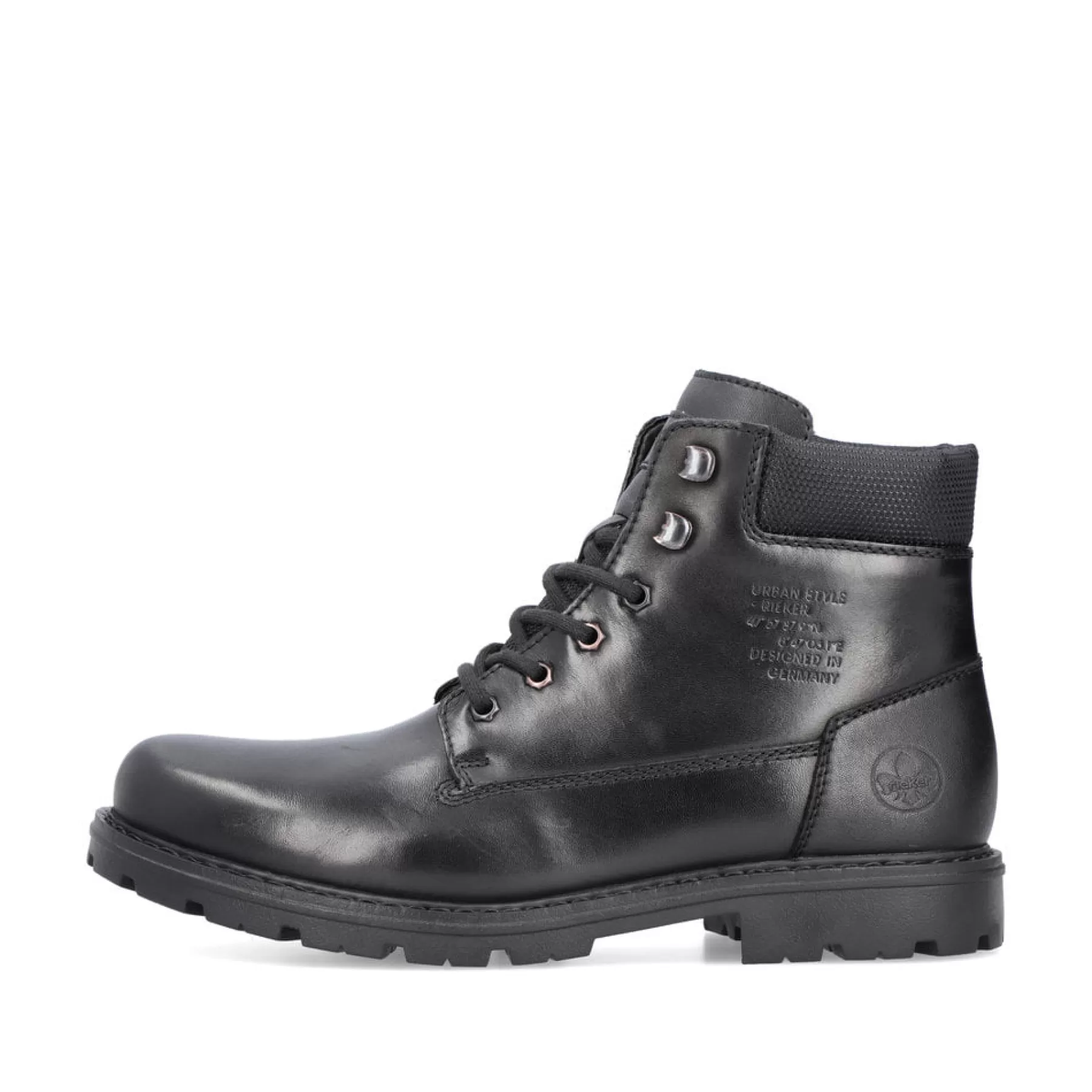 Cheap Meskie Sznurowane Buty W Kolorze Czarnym, Blyszczacym Meskie Buty