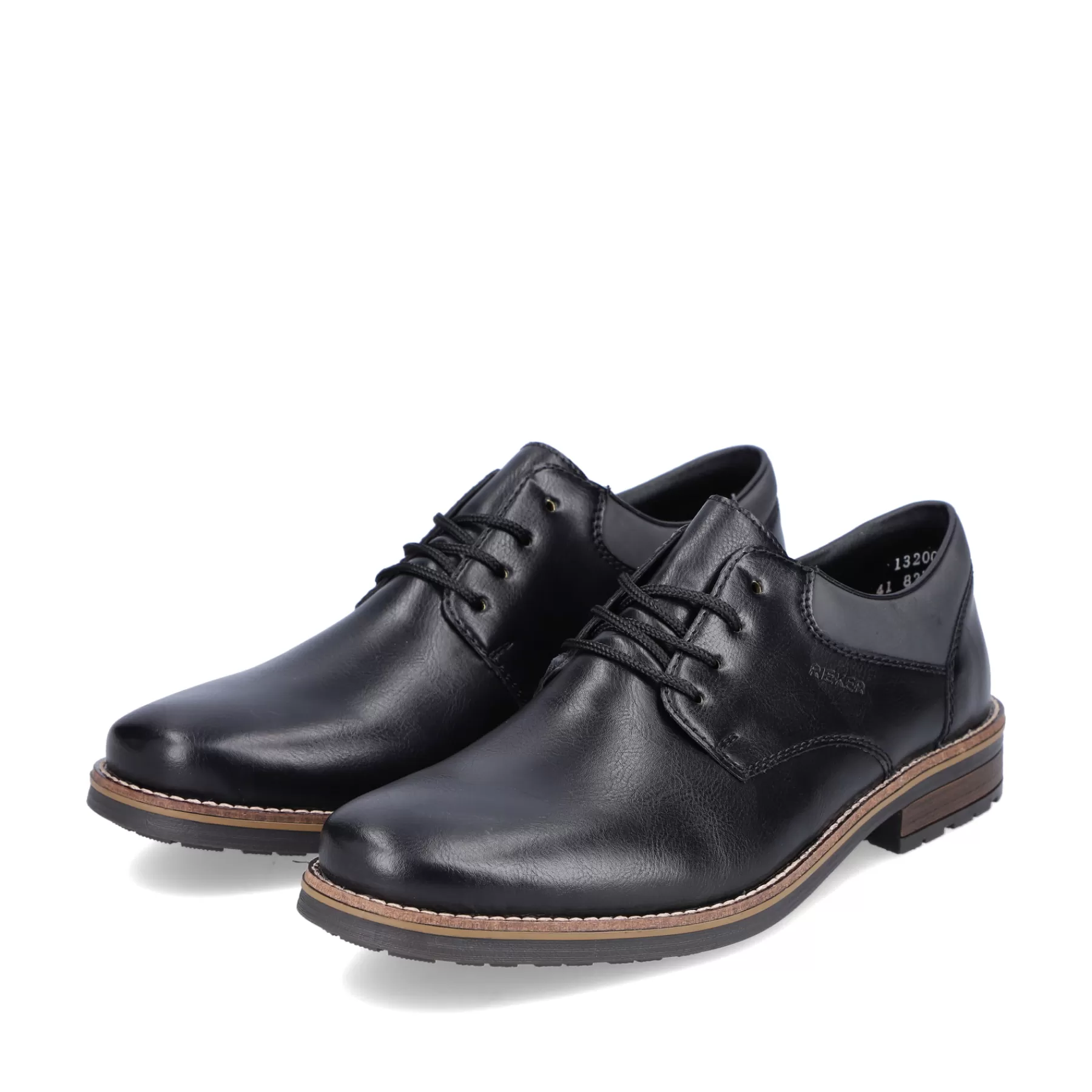 Flash Sale Meskie Sznurowane Buty W Kolorze Czarnym, Blyszczacym Meskie Niskie Buty I Kapcie