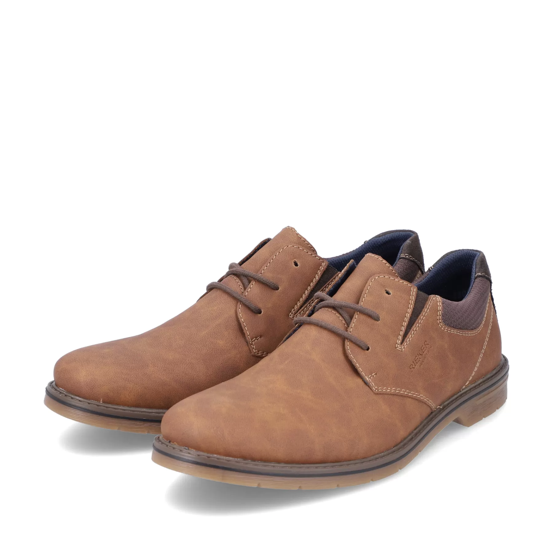Fashion Meskie Sznurowane Buty W Kolorze Glinkowego Brazu Meskie Niskie Buty I Kapcie