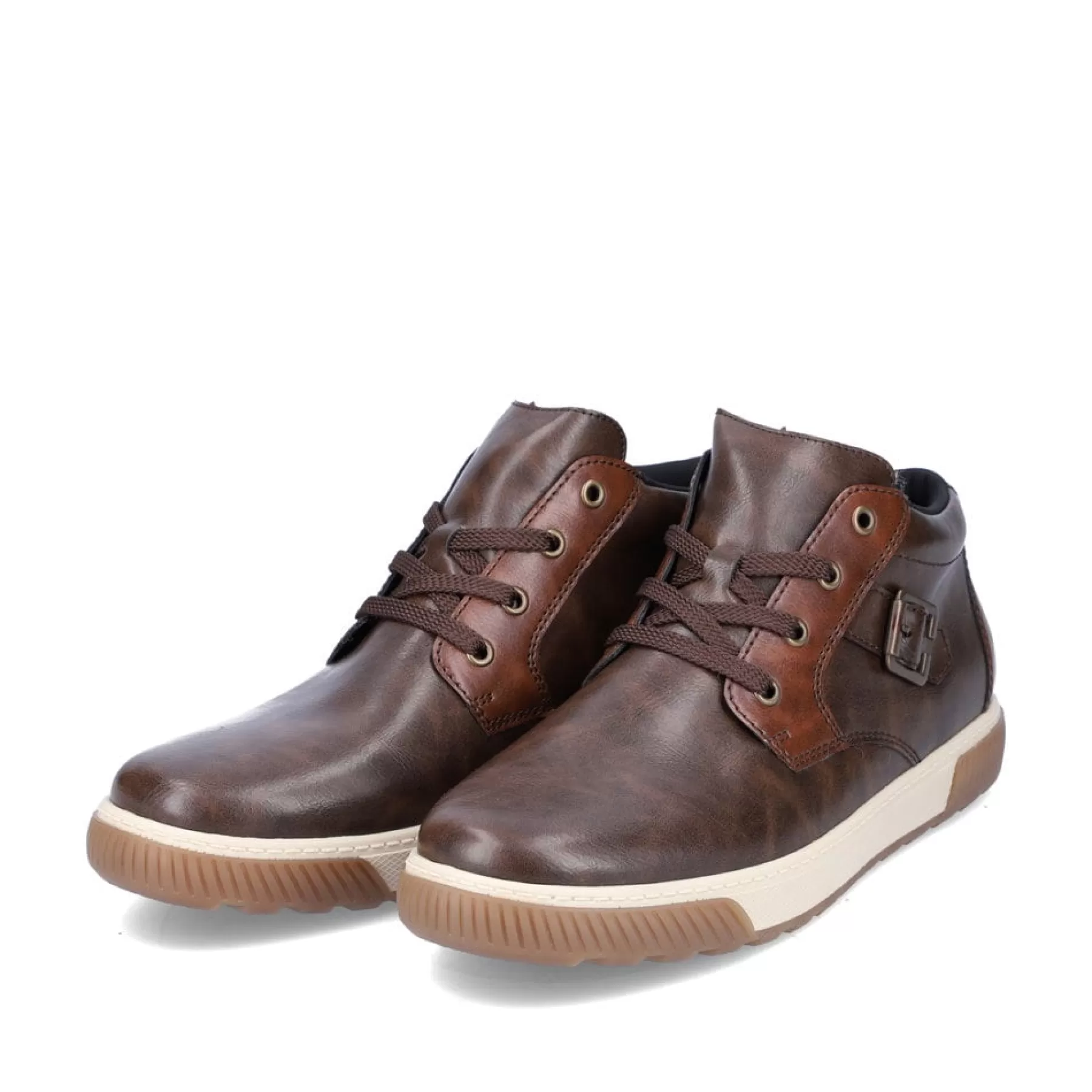 Store Meskie Sznurowane Buty W Kolorze Kawowo-Brazowym Meskie Buty
