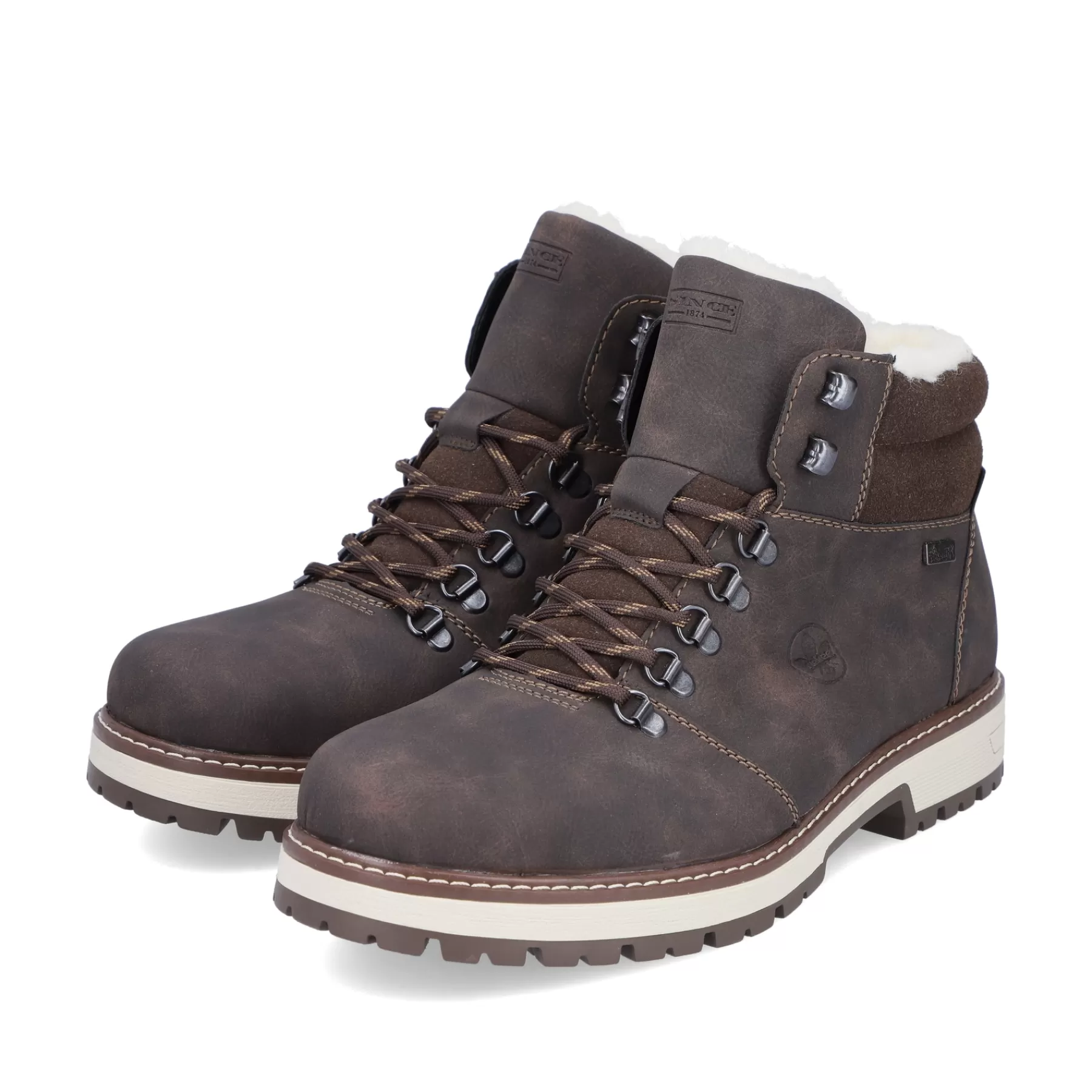 Best Meskie Sznurowane Buty W Kolorze Kawowo-Brazowym Meskie Buty