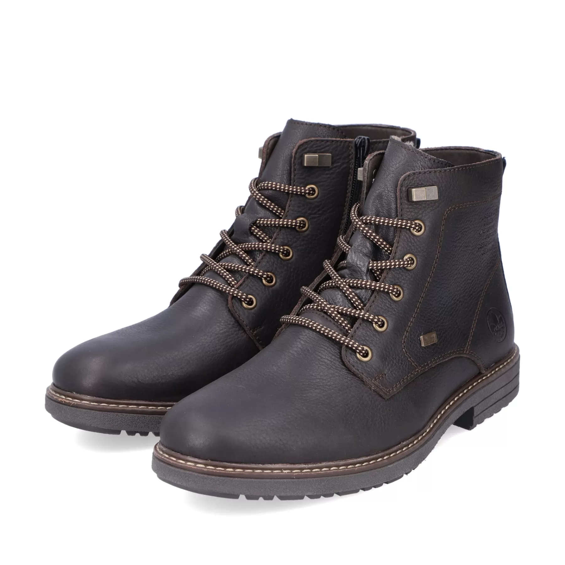 Discount Meskie Sznurowane Buty W Kolorze Kawowo-Brazowym Meskie Buty