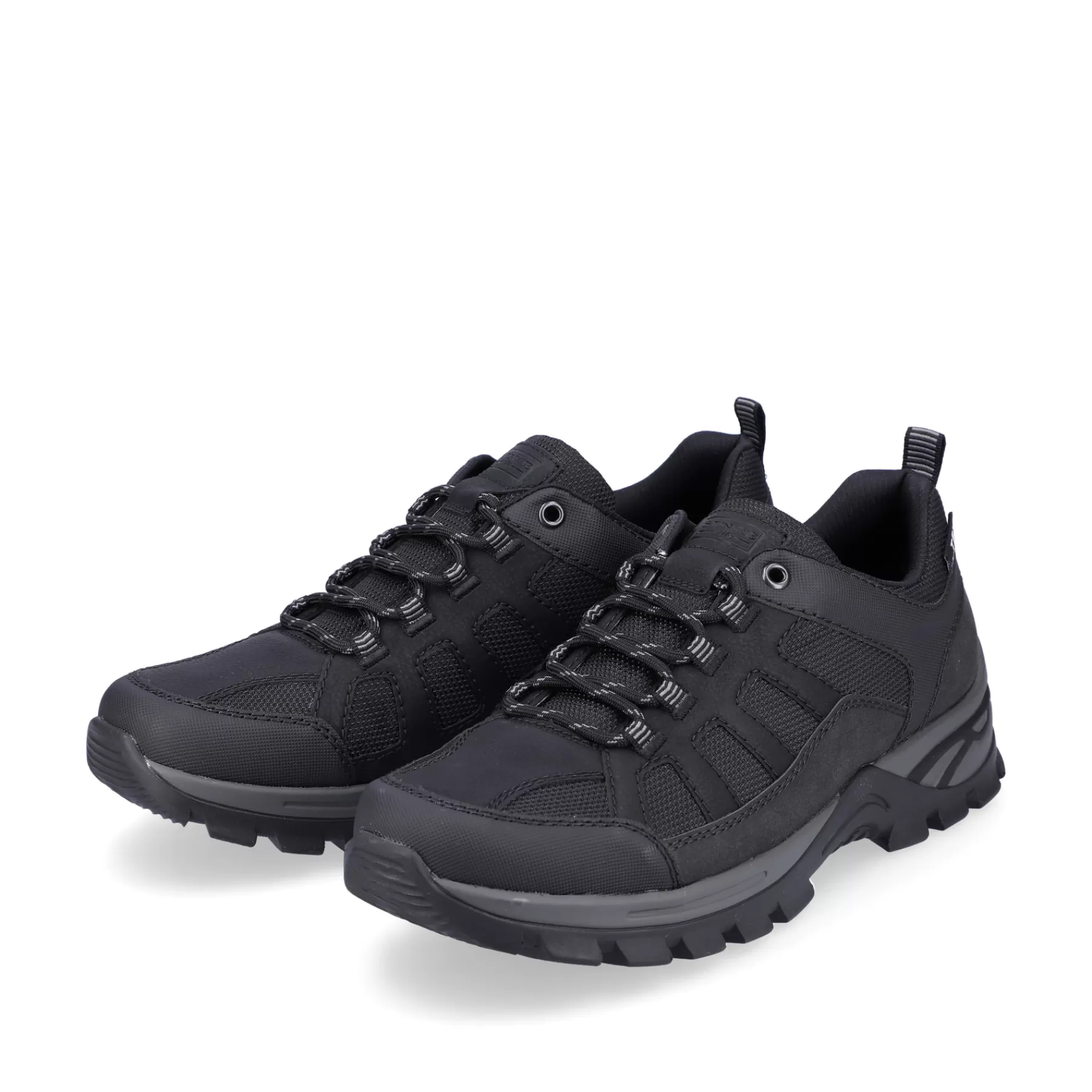 New Meskie Sznurowane Buty W Kolorze Kruczoczarnym Meskie Niskie Buty I Kapcie