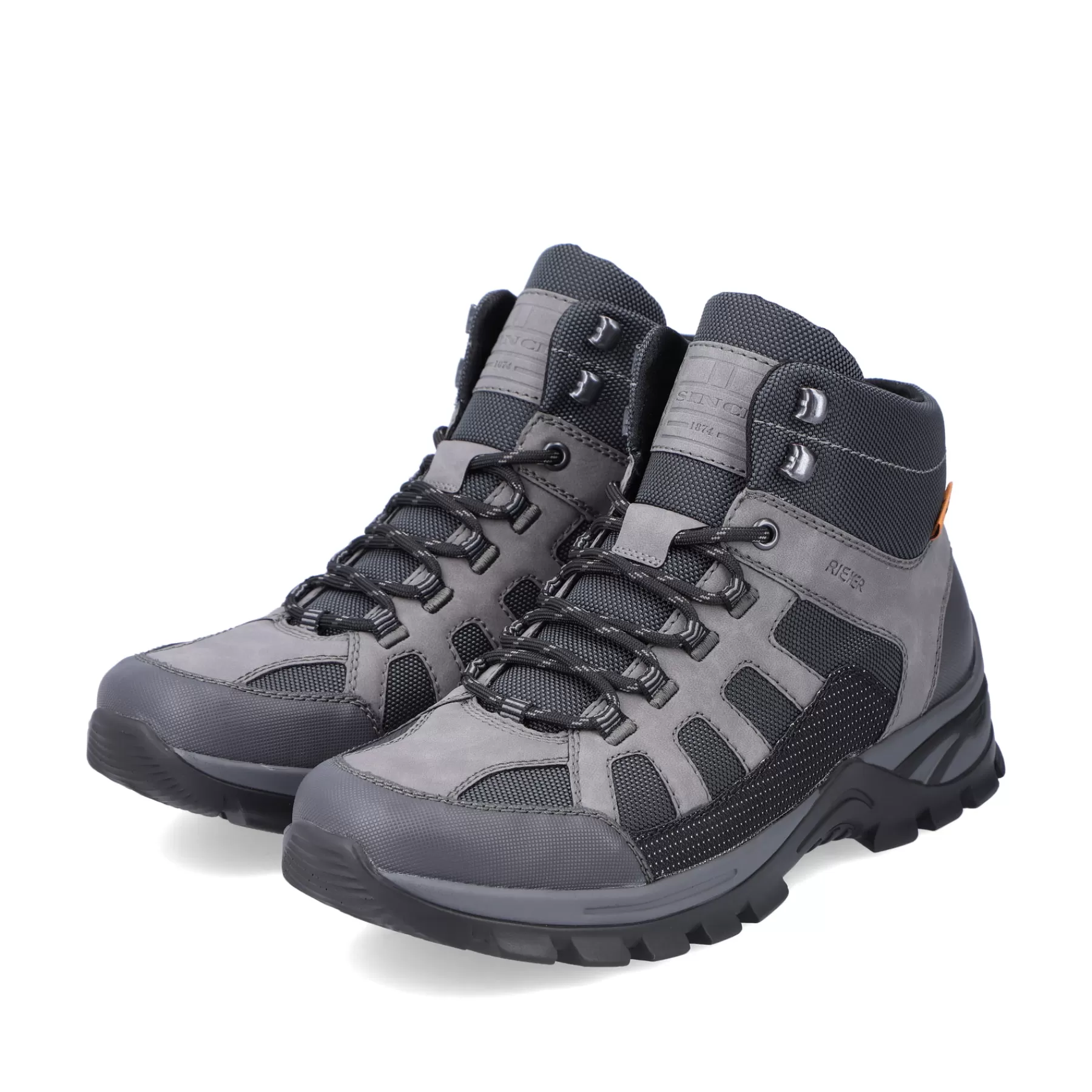 Sale Meskie Sznurowane Buty W Kolorze Platynowo-Szarym Meskie Buty