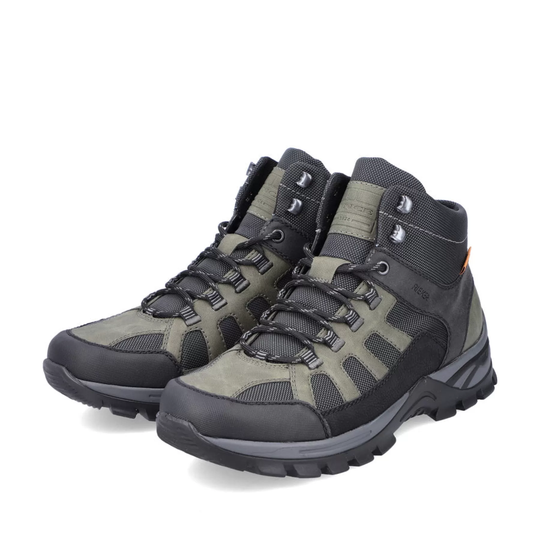 Flash Sale Meskie Sznurowane Buty W Kolorze Zieleni Khaki Meskie Buty