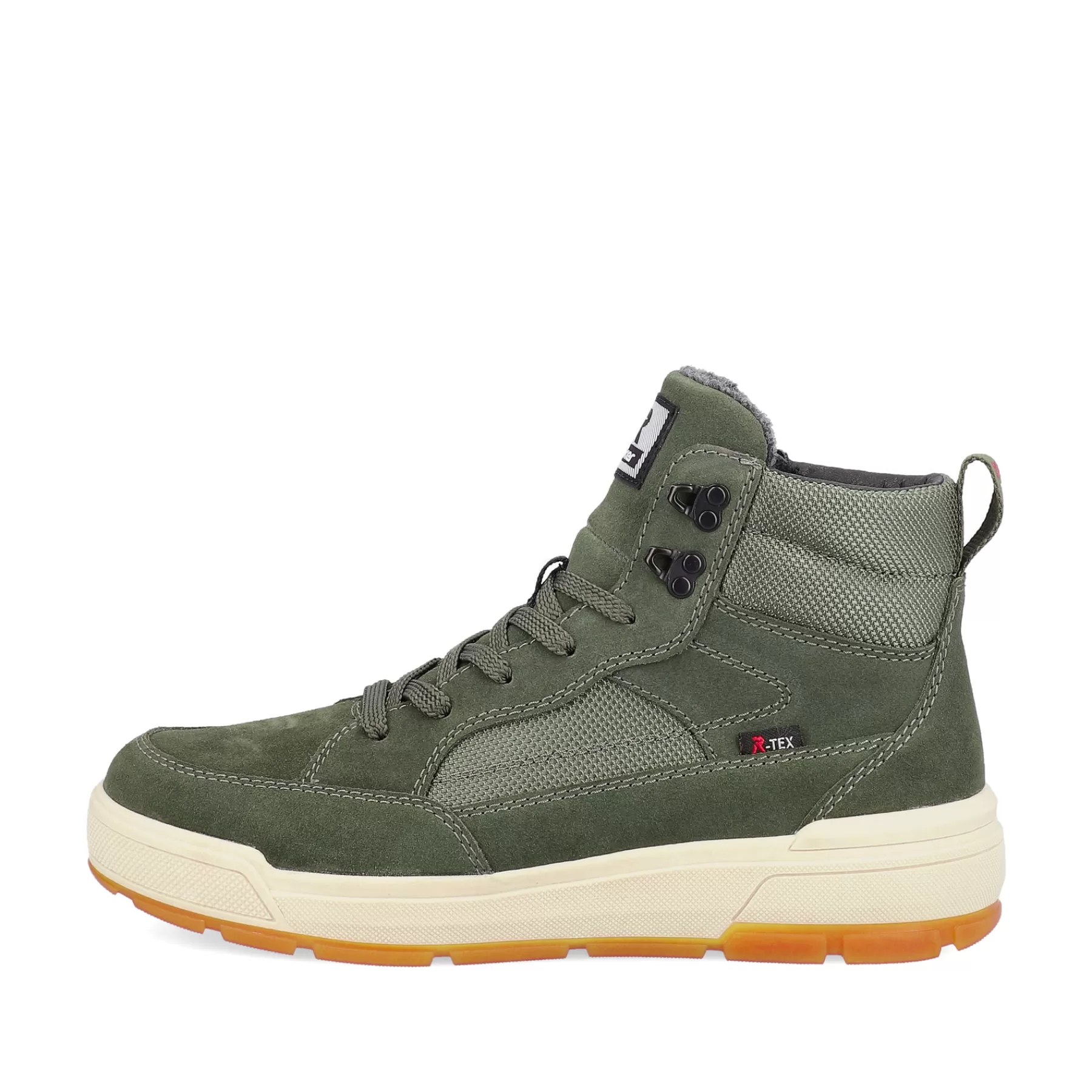 Fashion Meskie Tenisowki High Khaki W Kolorze Zielonym Meskie Trampki