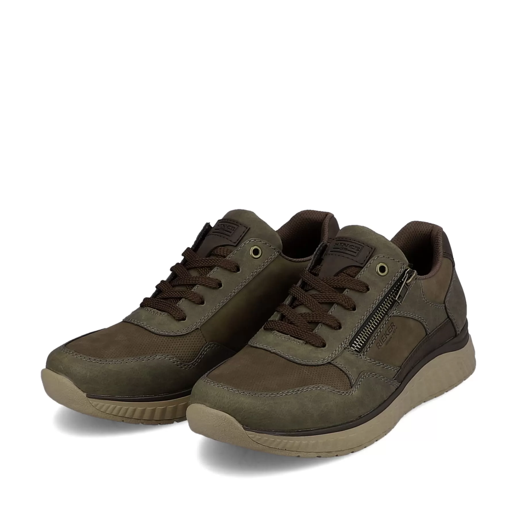 Flash Sale Meskie Tenisowki Low Army W Kolorze Zielono-Oliwkowo-Brazowym Meskie Trampki