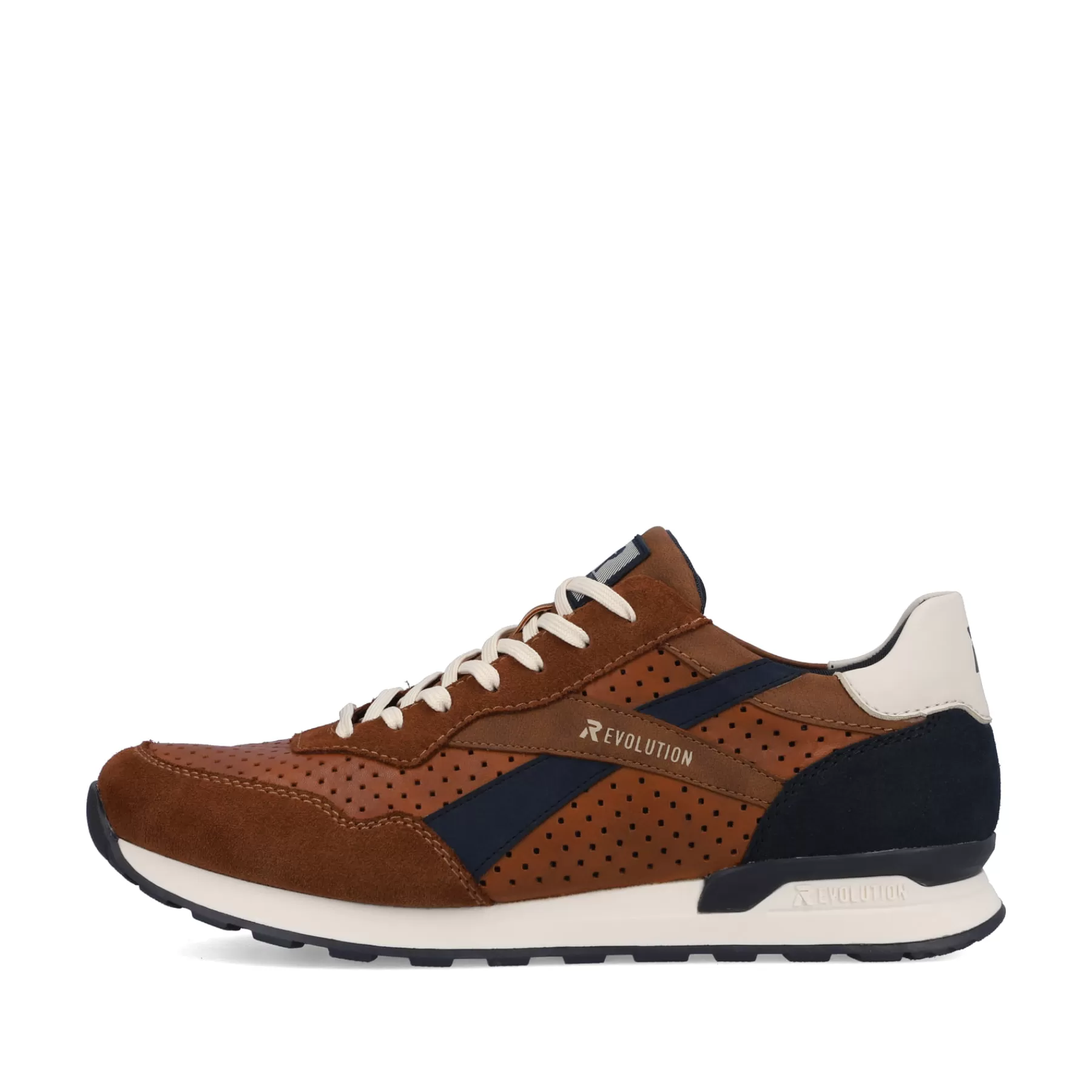 Sale Meskie Tenisowki Low W Kolorze Orzechowo-Brazowym, Oceanicznym Meskie Trampki